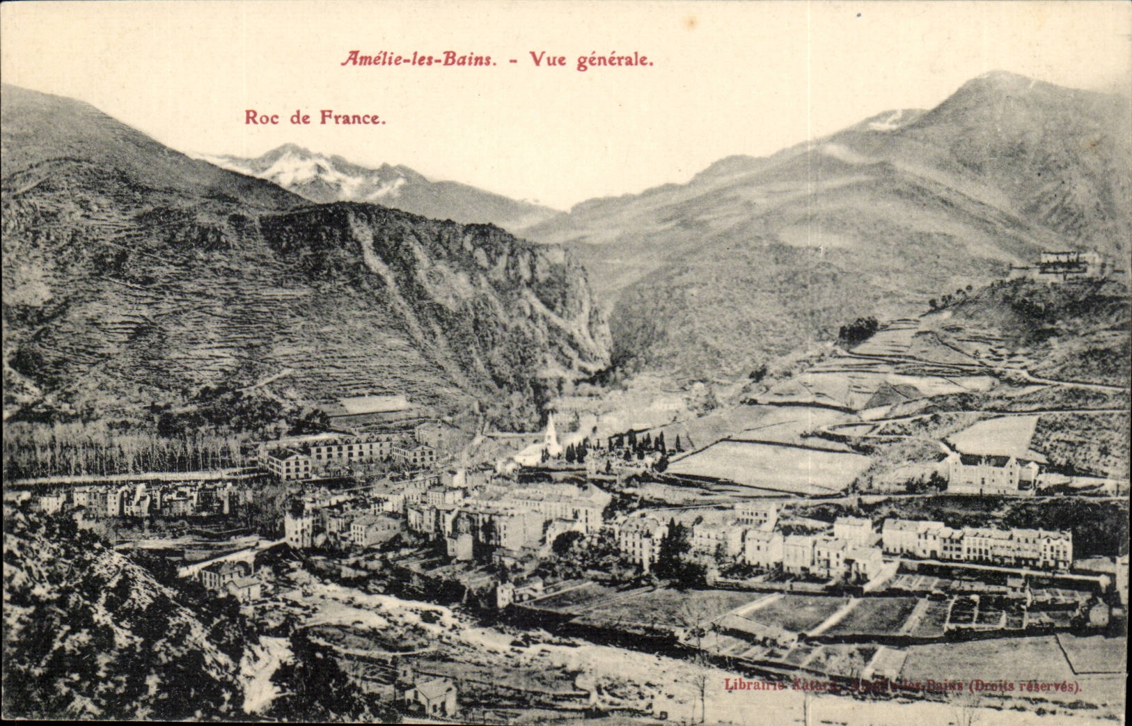 Amelie les Bains CPA View