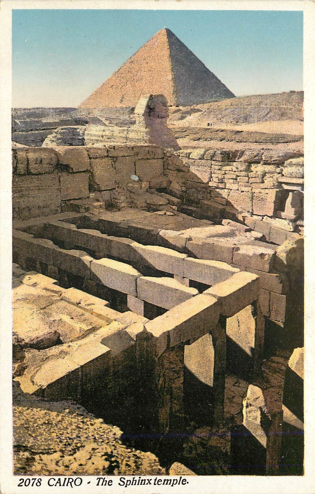 CPA Cairo The Sphinx Temple