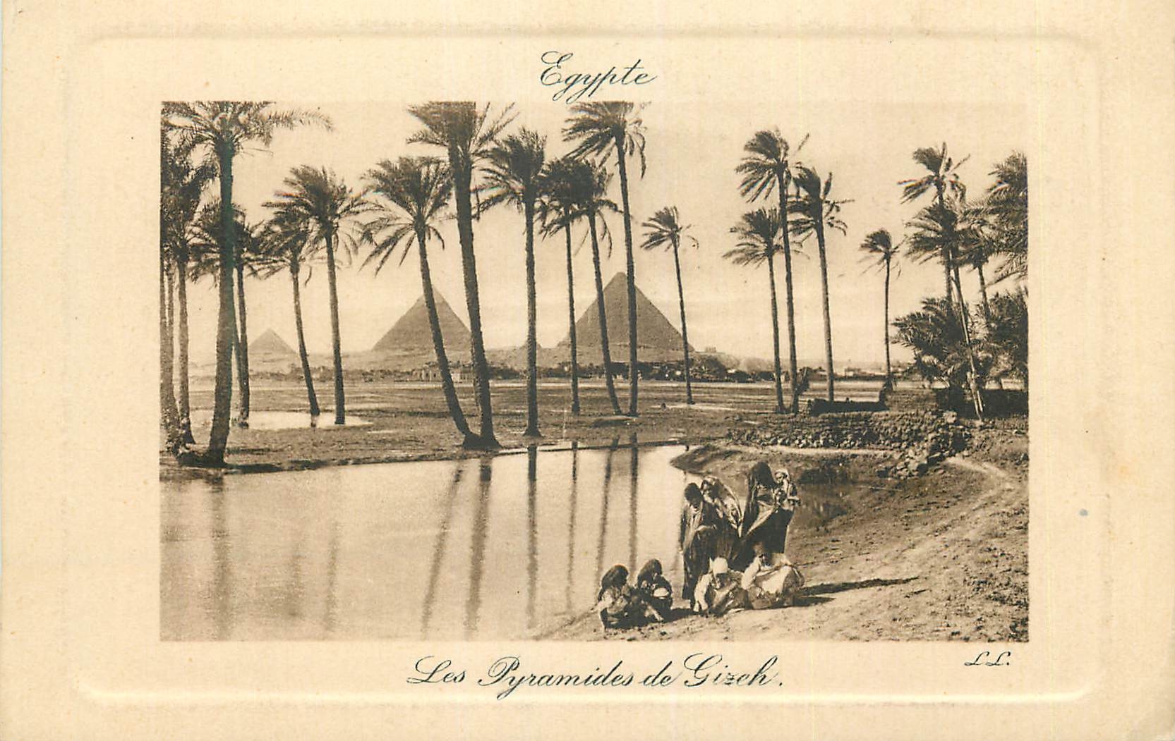 CPA Egypte Pyramides de Giech