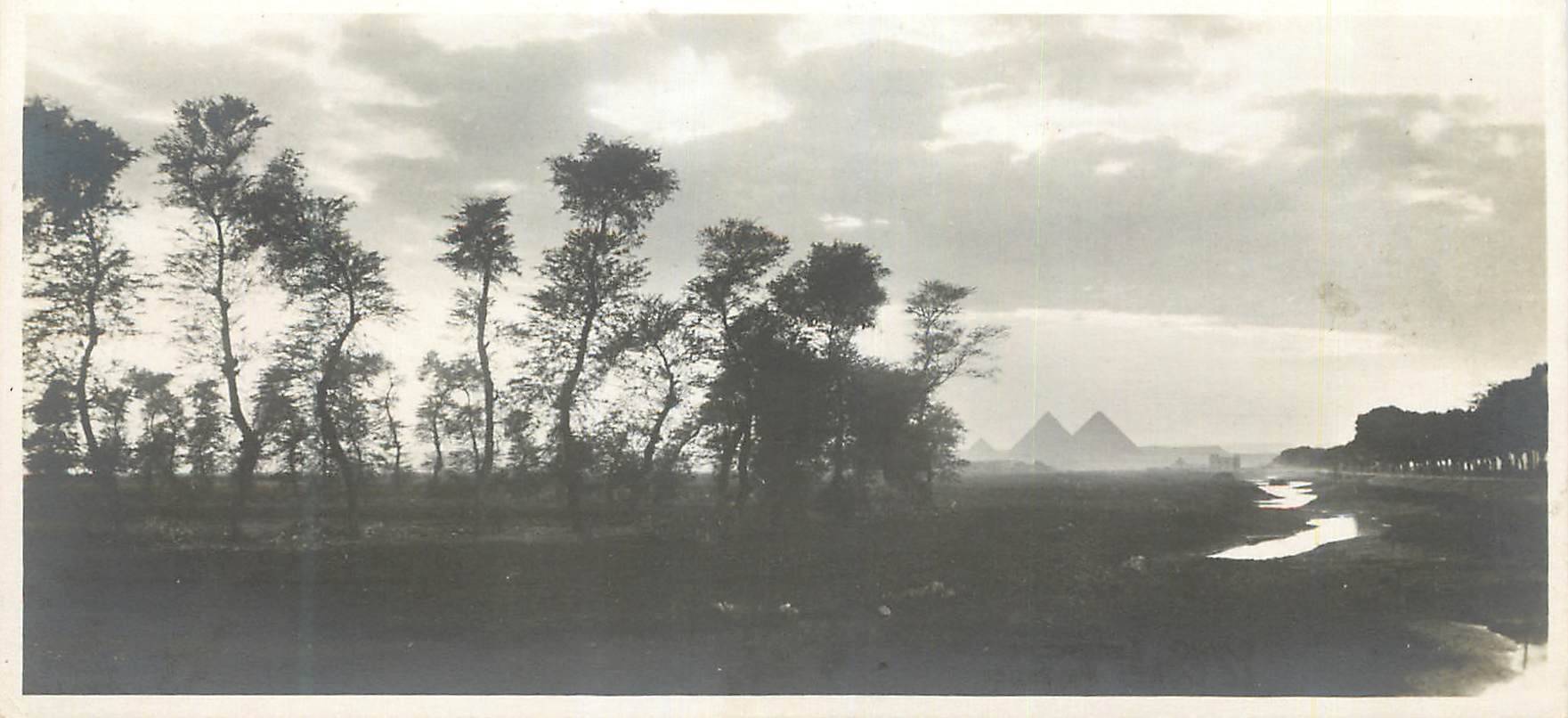 CPA Le Caire Paysage
