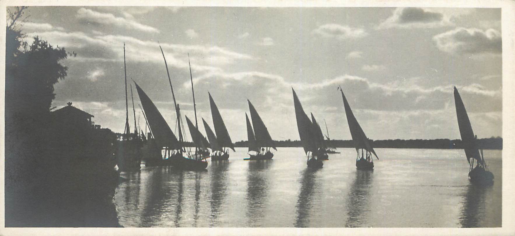 CPA Egypte Voiliers sur le Nil