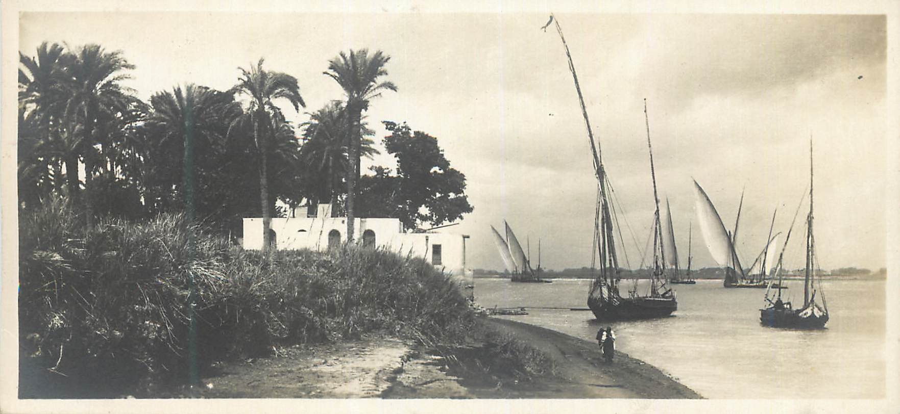 CPA Egypte Aux bords du Nil