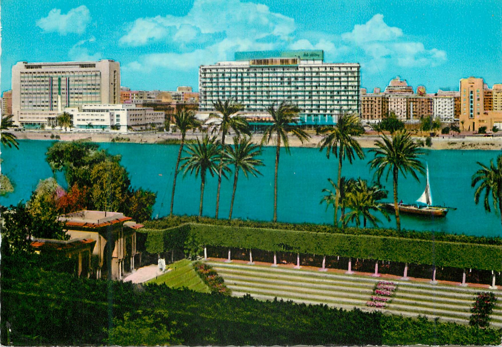 CPM Cairo Nile Hilton Hotel and Municipality Building