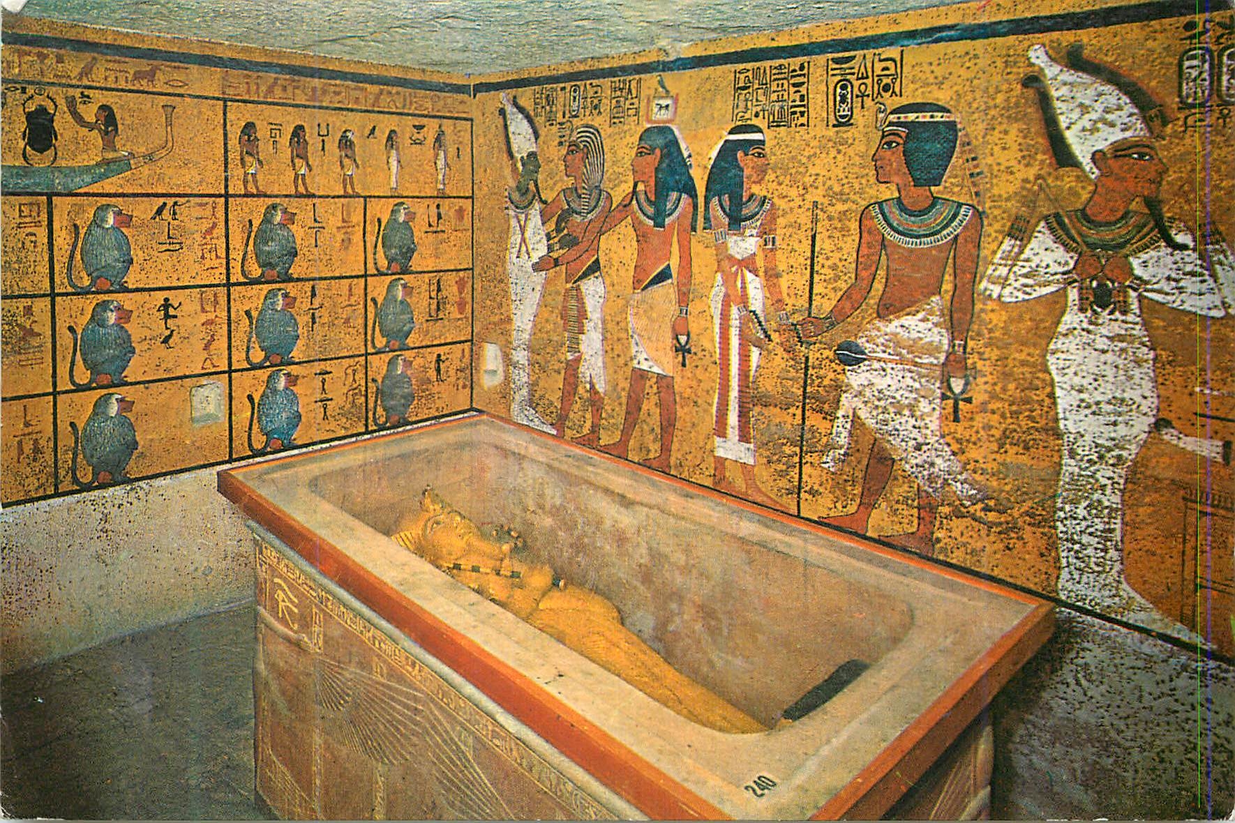CPM Thebes Burial chamber in the tomb of Tut Ankh Amun
