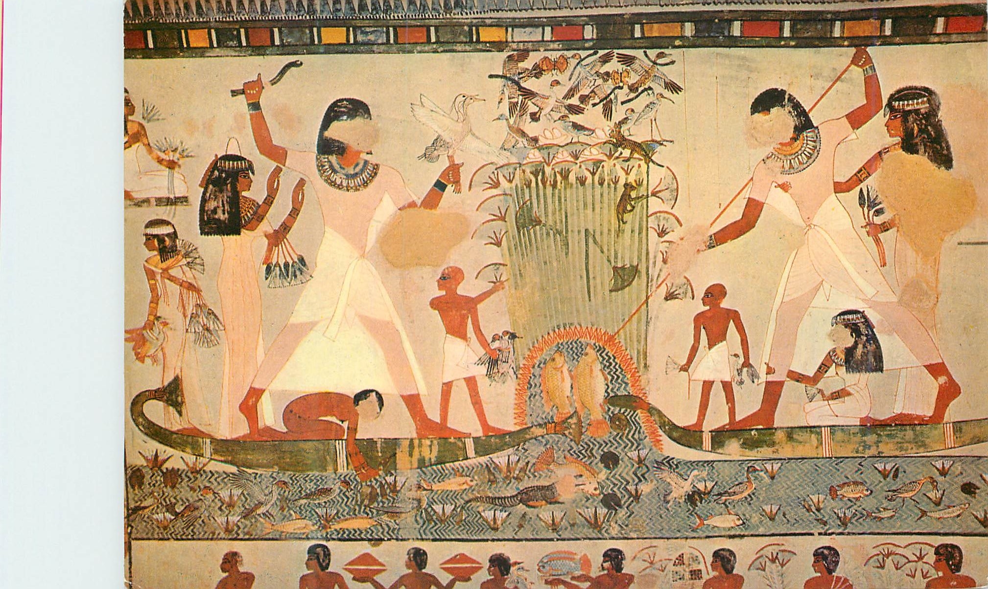 CPM Thebes Tombeau du noble Menna Menna a la peche