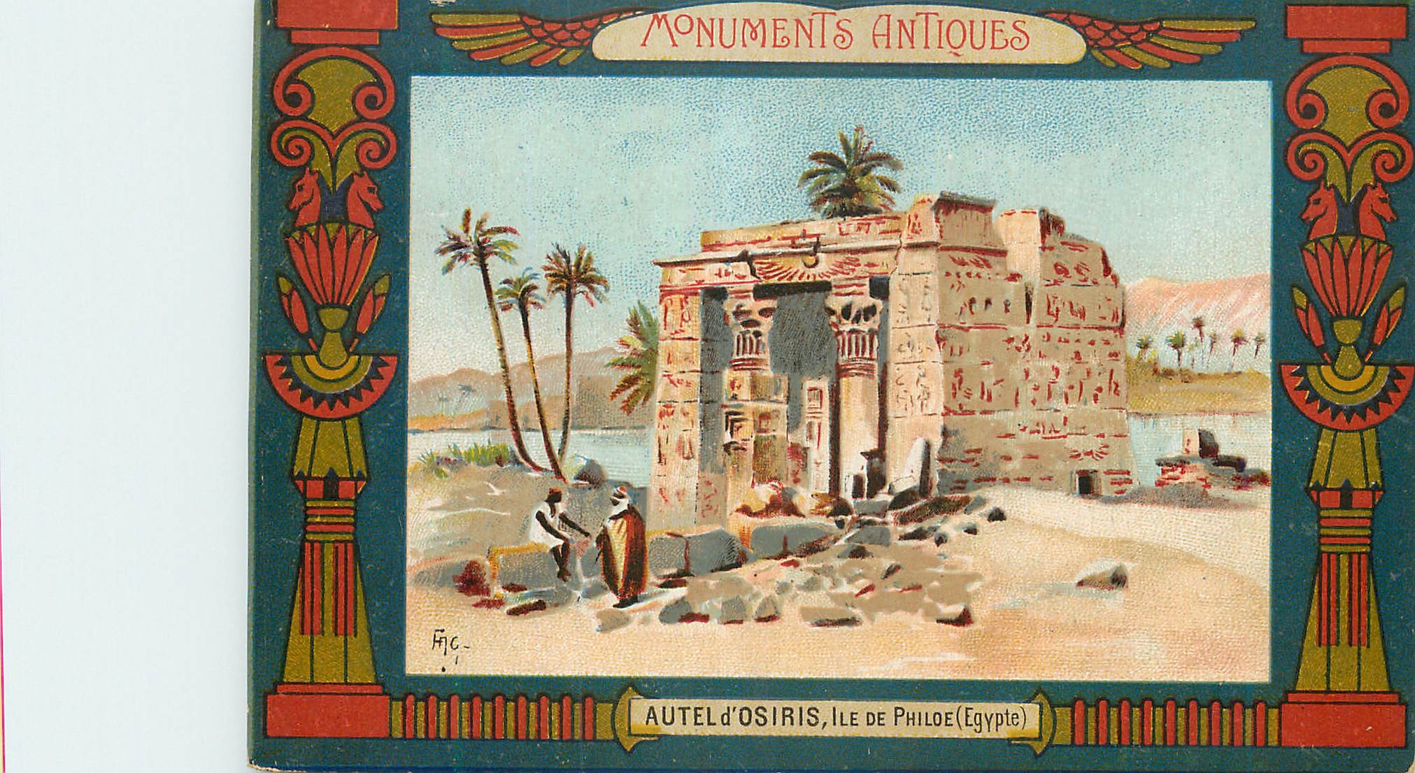 CPM Monument Antiques Autel d Osiris Ile de Philoe Egypte