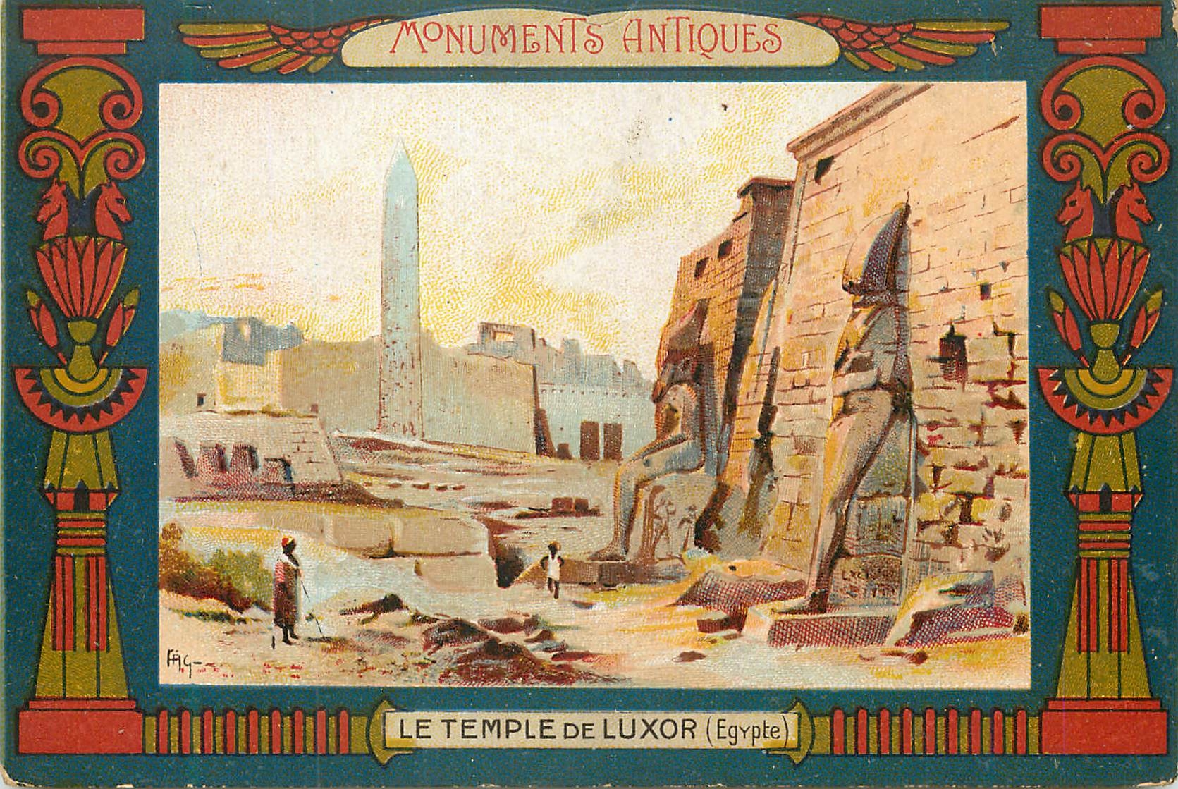 CPM Monument Antiques Le Temple de Luxor Egypte