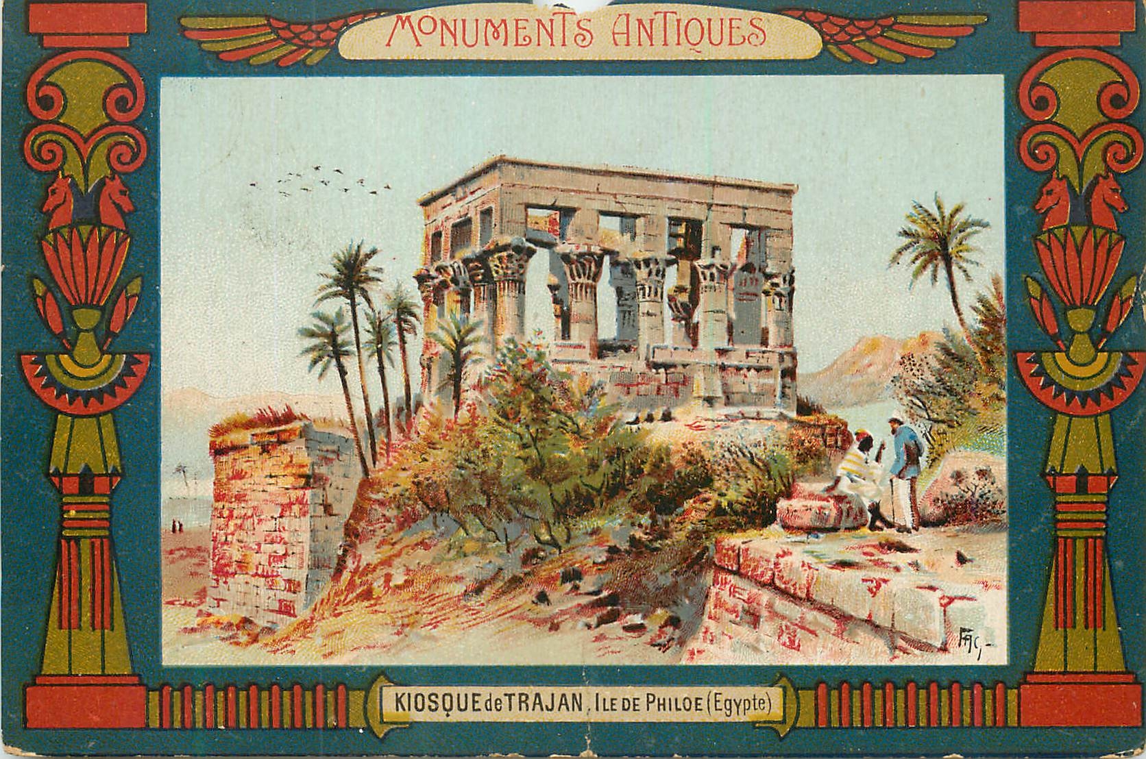 CPM Monument Antiques Kiosque de Trajan Ile de Philoe Egypte