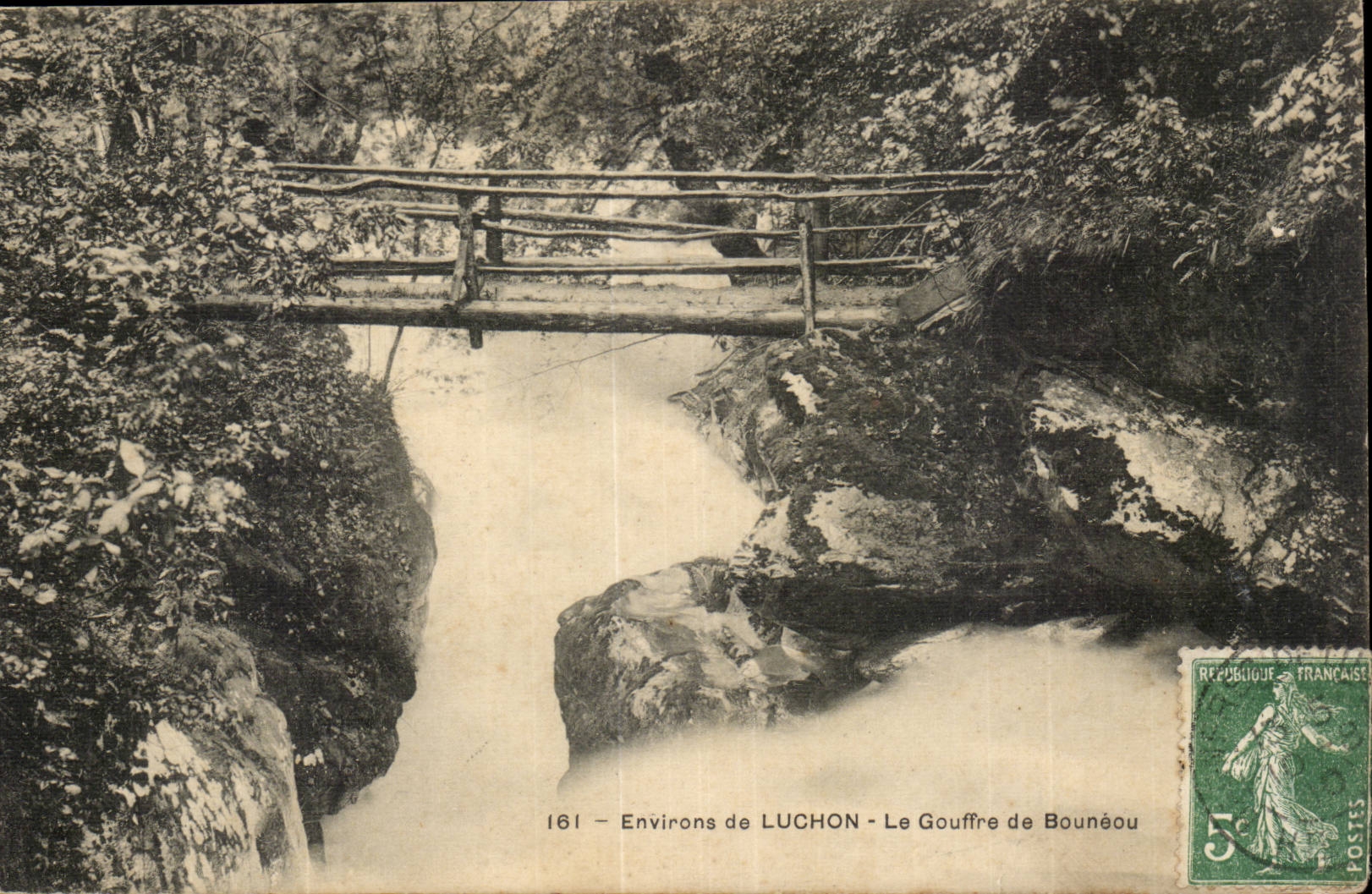 Surroundings of Luchon CPA the pit of Bouneou