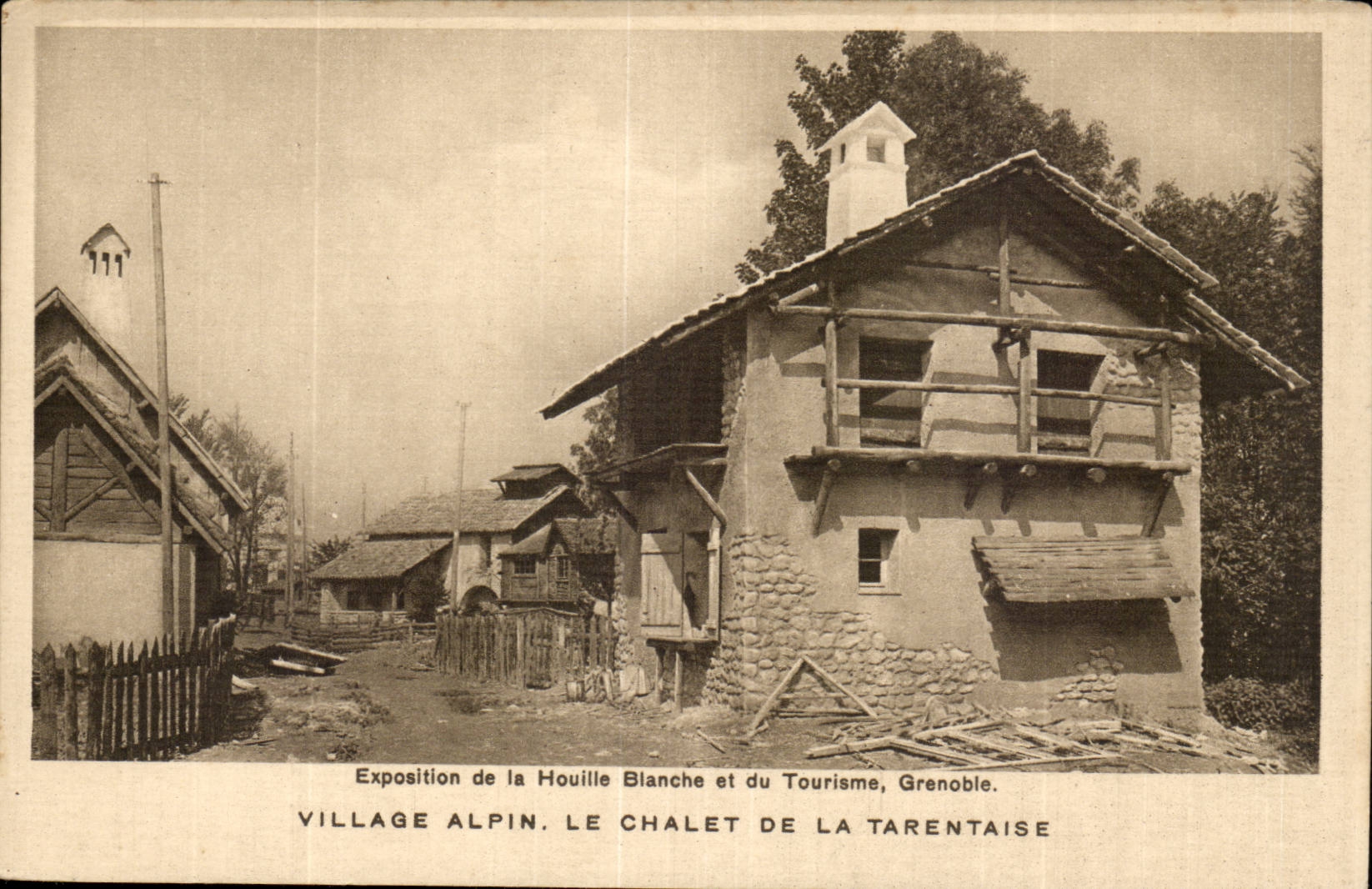 CPA Fair of the Hydro-electric power and tourism Grenoble alpine Village the country cottage of Tarentaise
