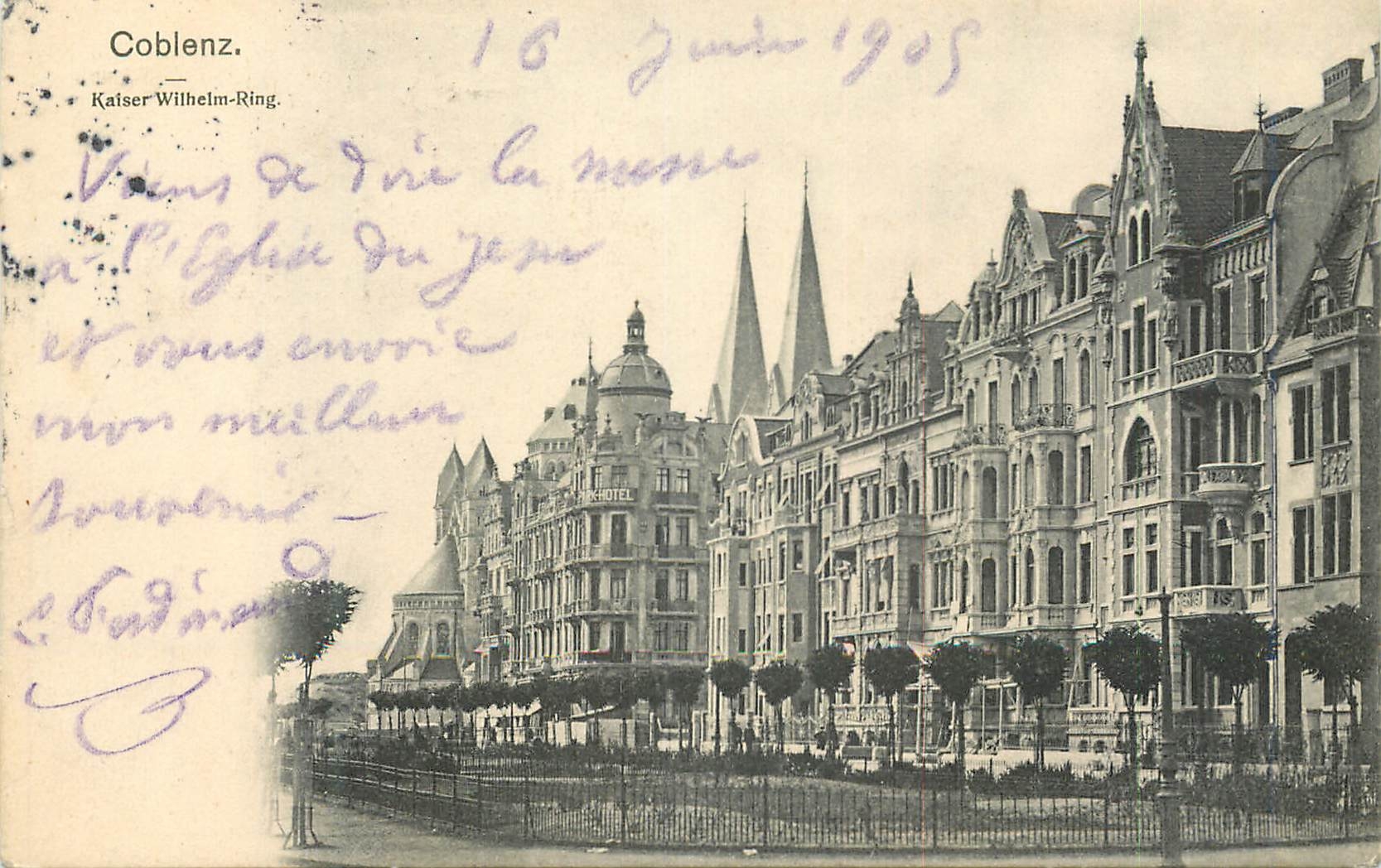 CPA Coblenz Kaiser Wilhelm Ring