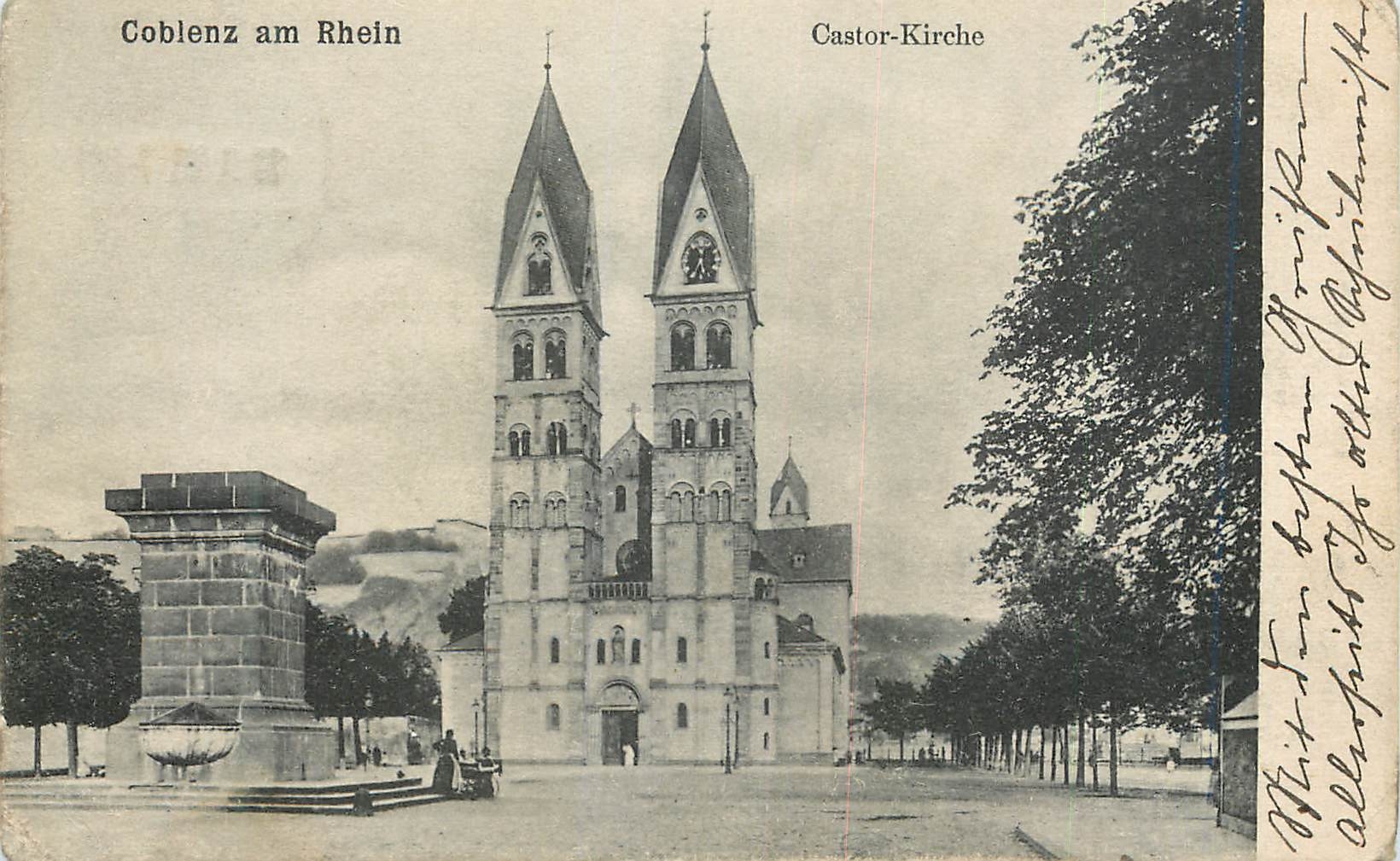 CPA Coblenz am Rhein Castor Kirche