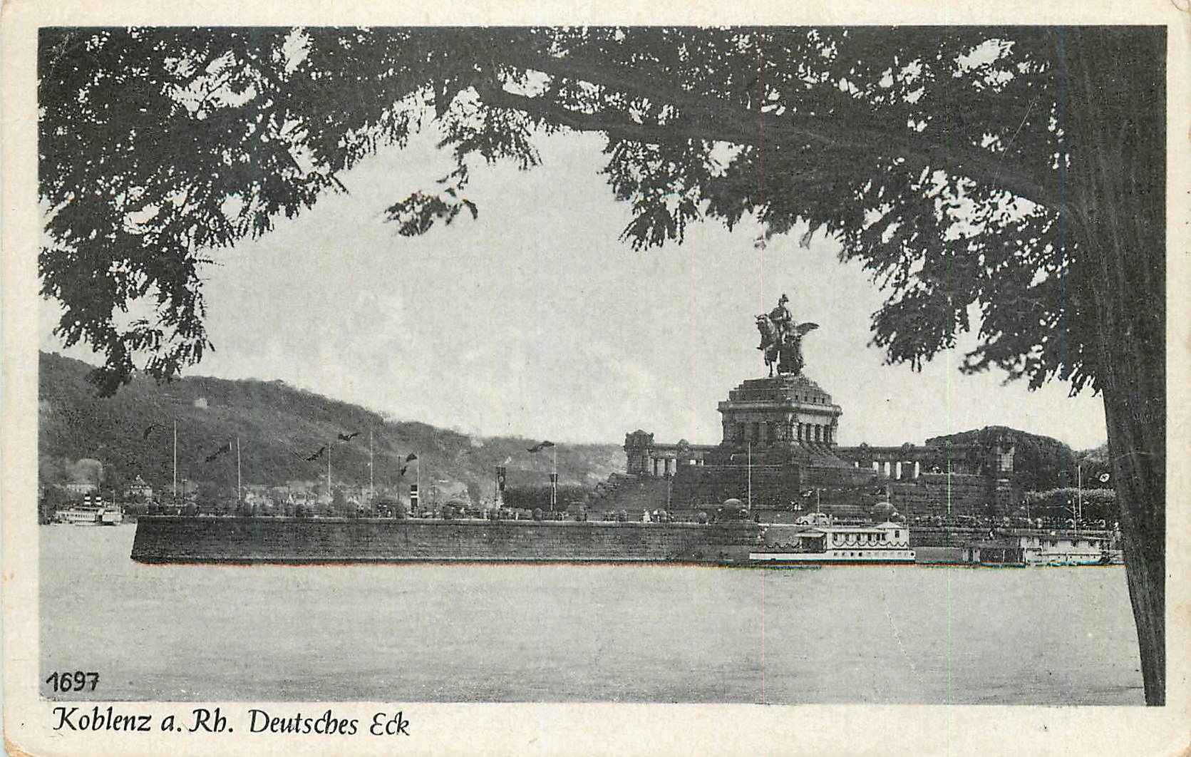CPA Koblenz a Rh Deutsches Eck