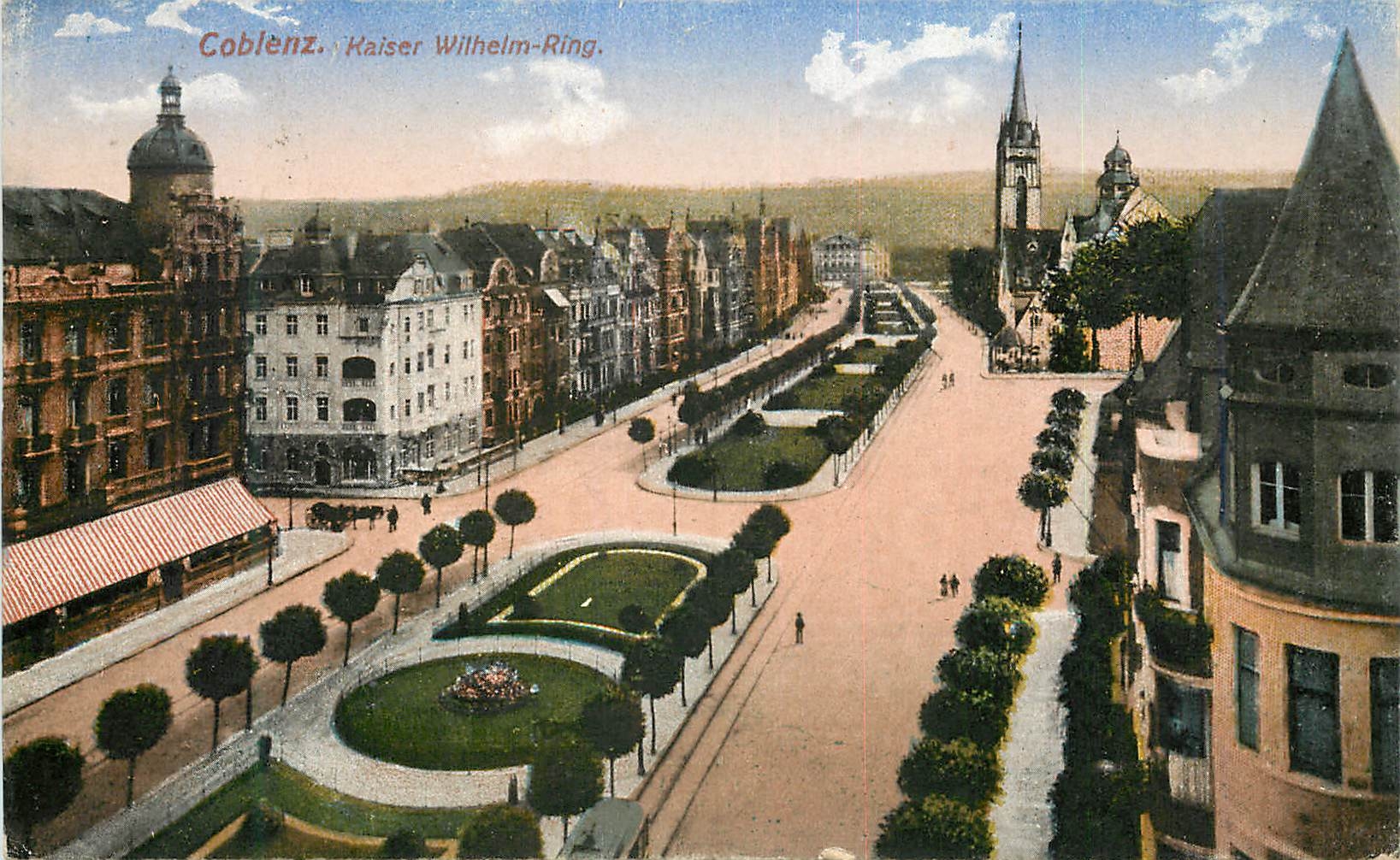 CPA Coblence Kaiser Wilhelm Ring