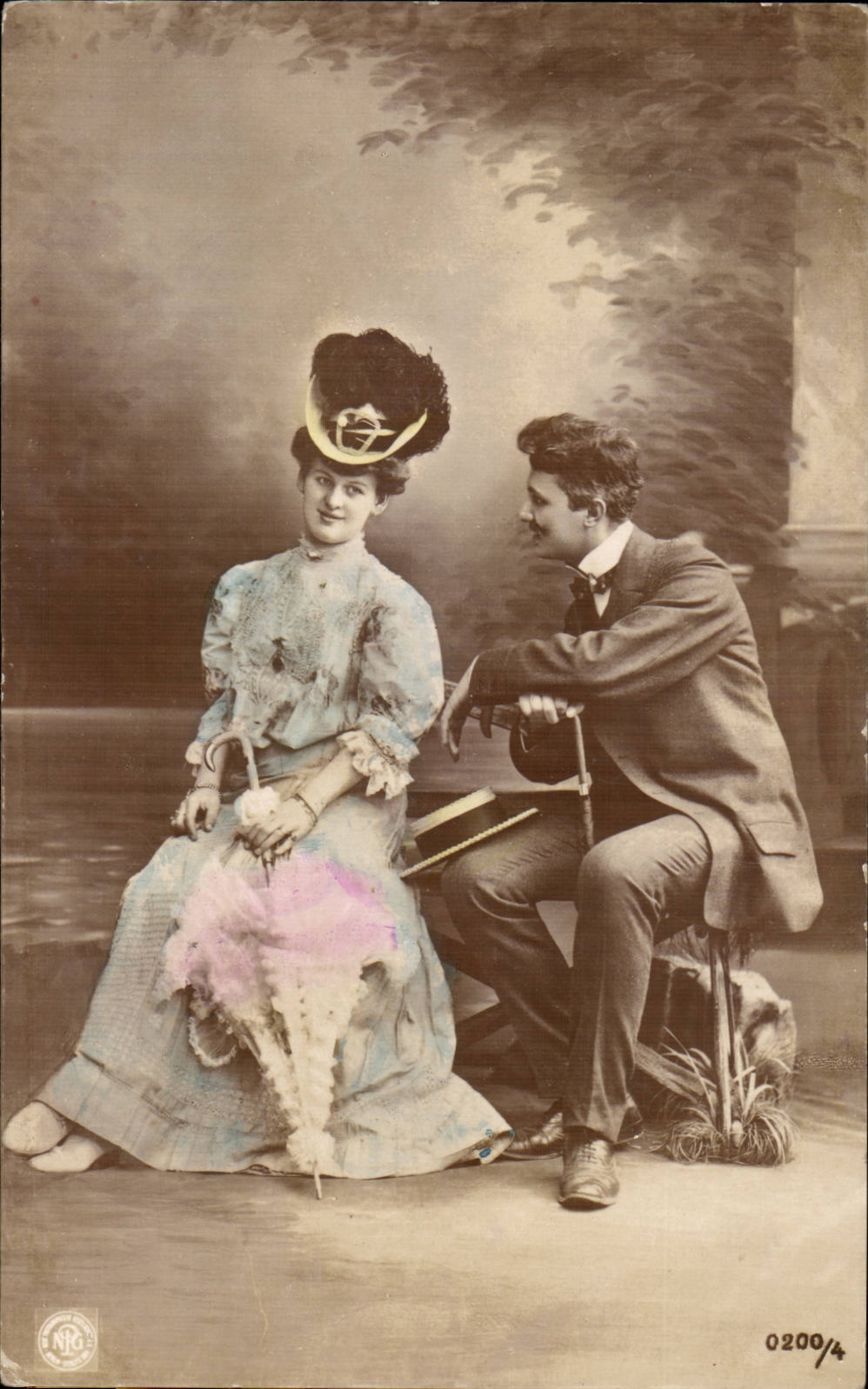 CPA Fantaisie Couple 