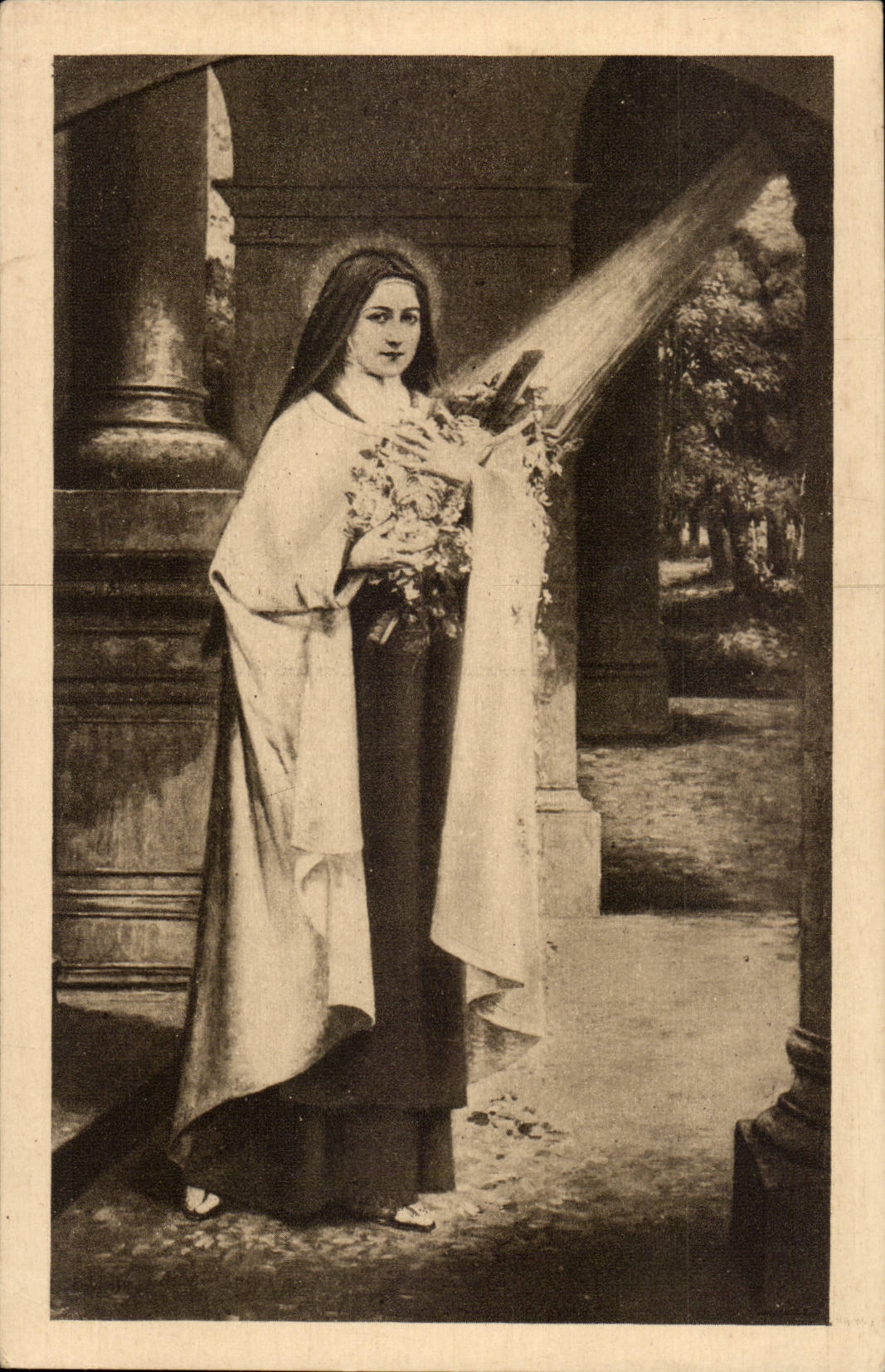 CPA Sainte Therese des Jesus-Kindes (Tabelle von F Roybet)