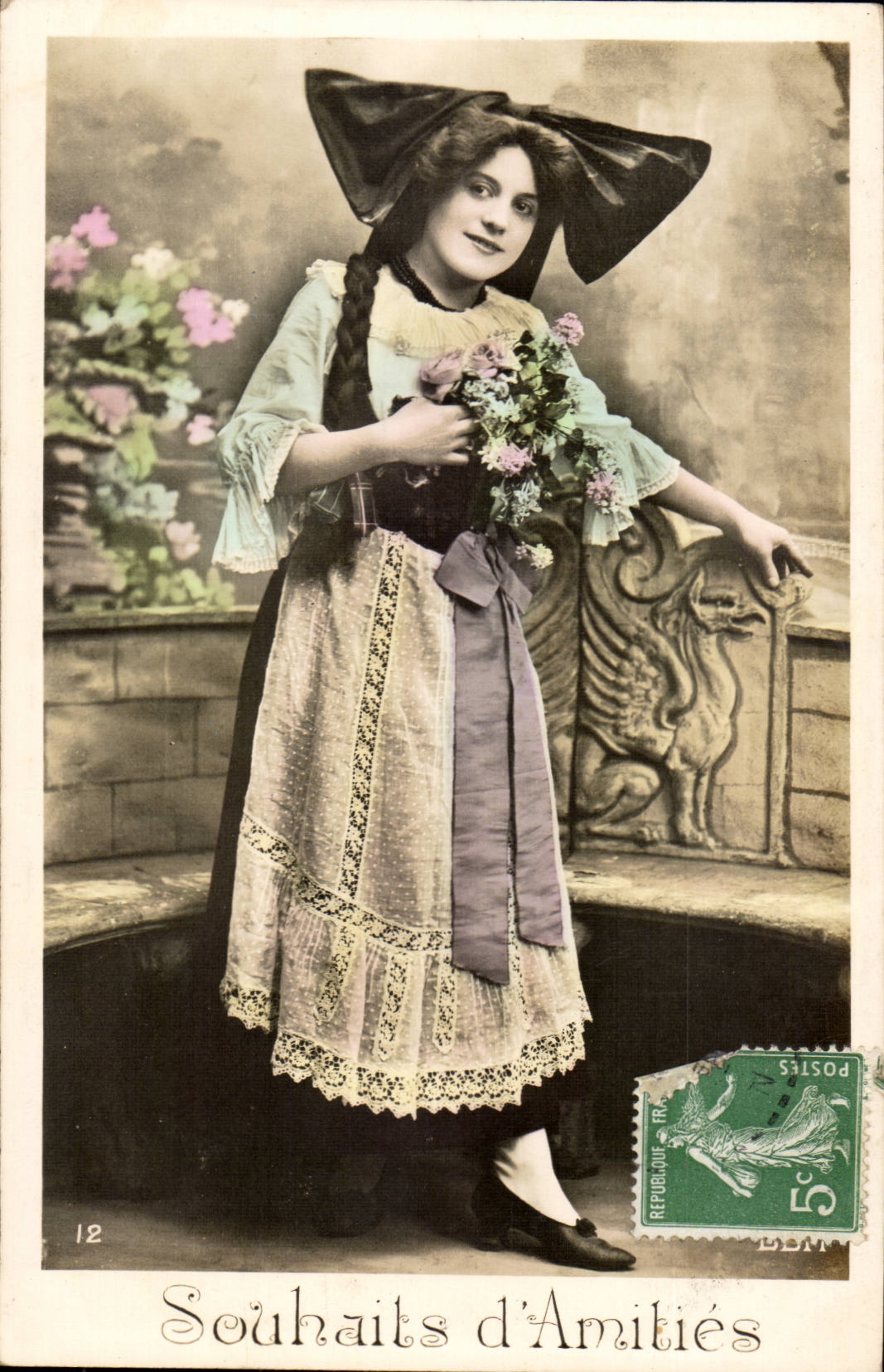 CPA Wishes of Alsace friendships