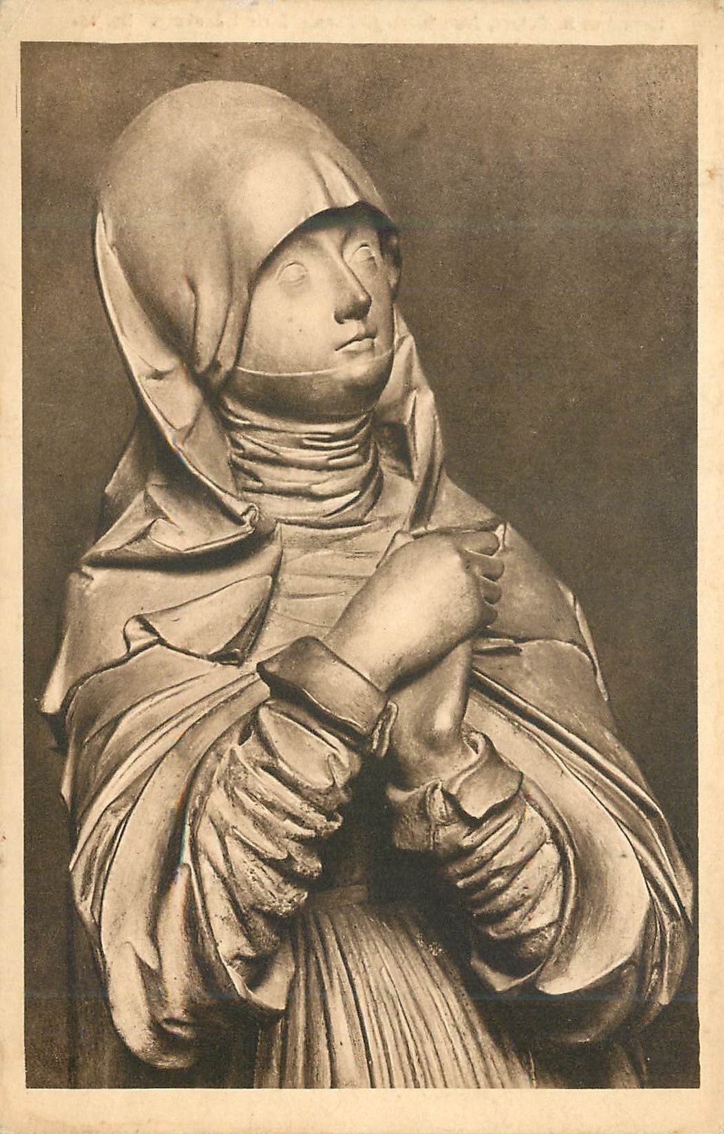 CPA Kobf der Kurnberger Madonna Germonisches Museum