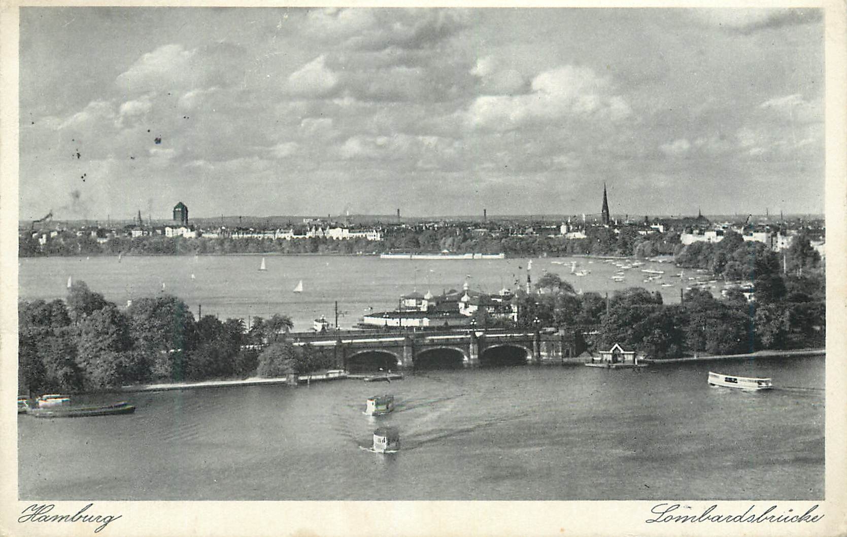 CPA Hamburg Lombardsbrucke