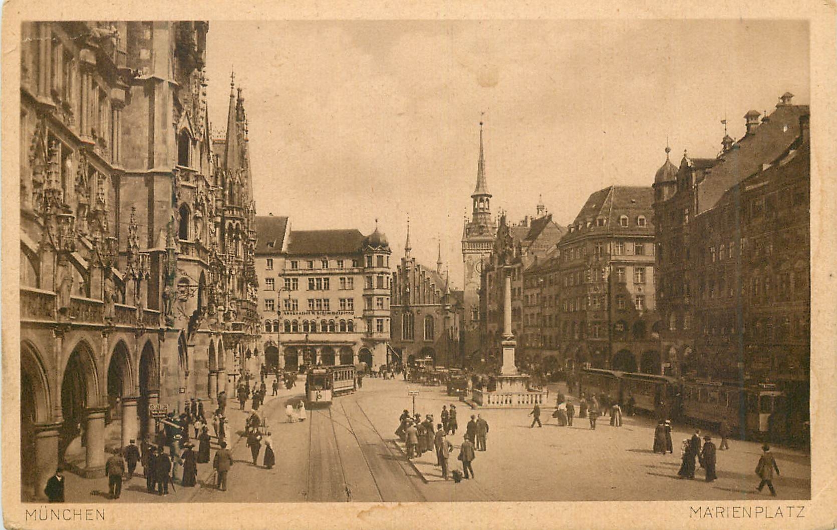 CPA Munchen Marienplatz