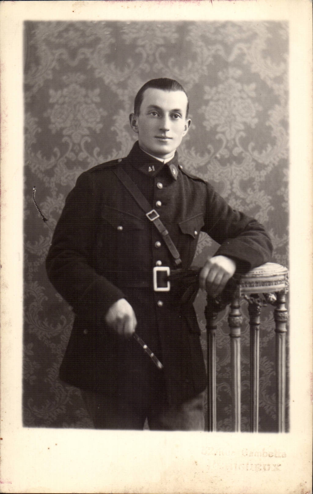 CArte photo Militaire Uniforme Militaria