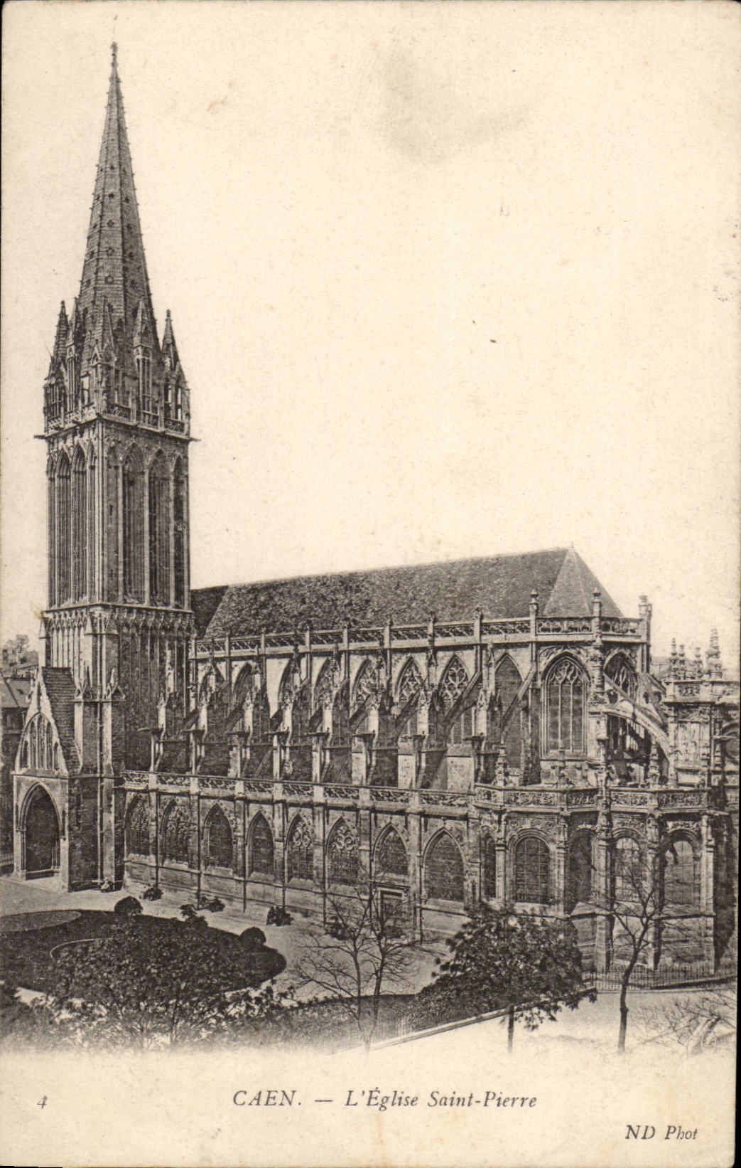 Kirche-Str Pierre Caen-CPA