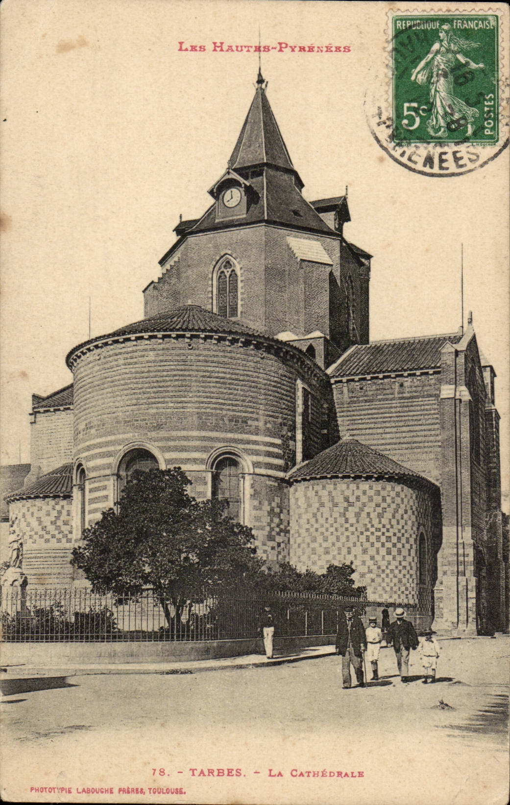 Tarbes CPA La cathedrale