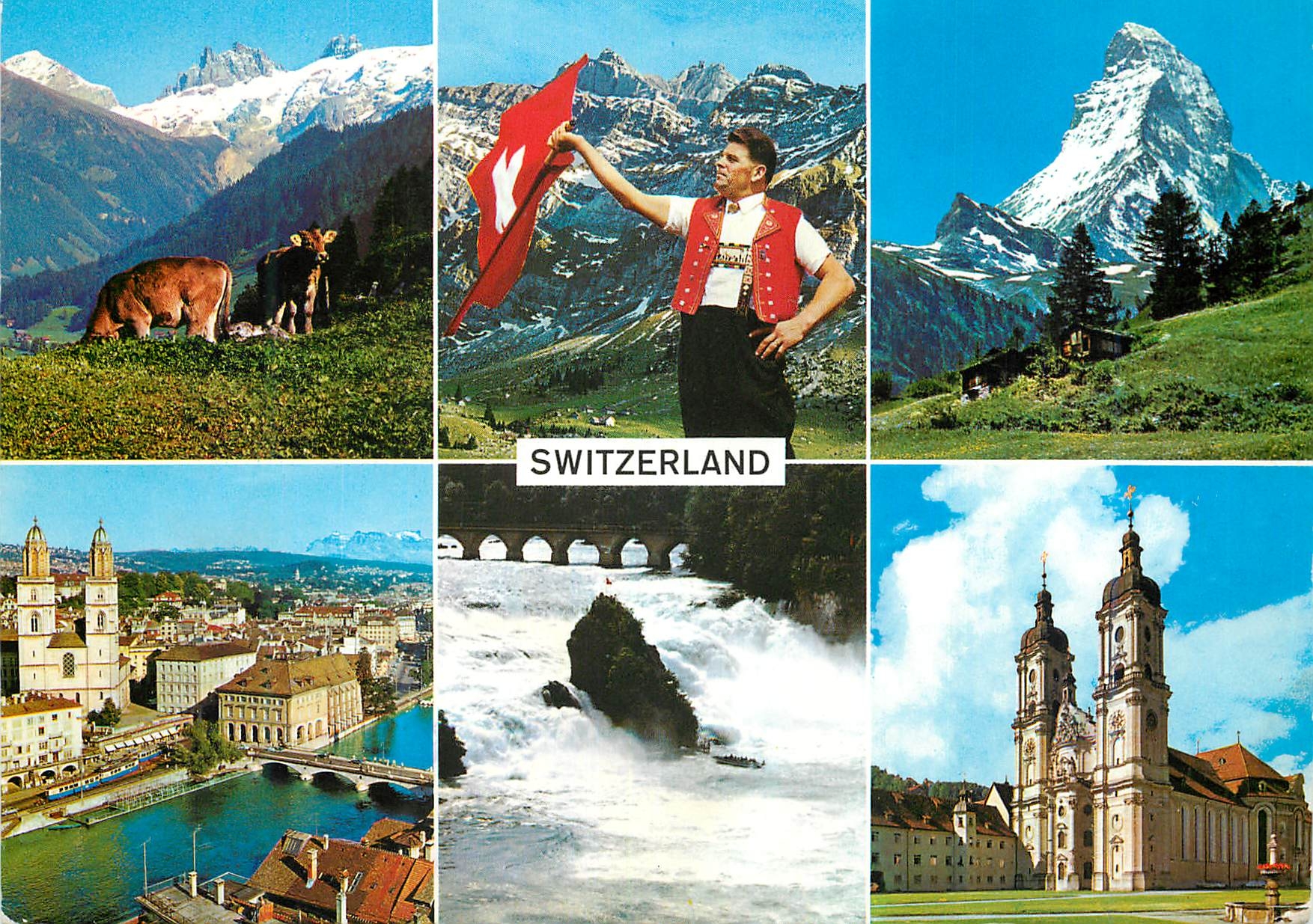 CPM Switzerland bei englberg fahnenschwinger matterhorn