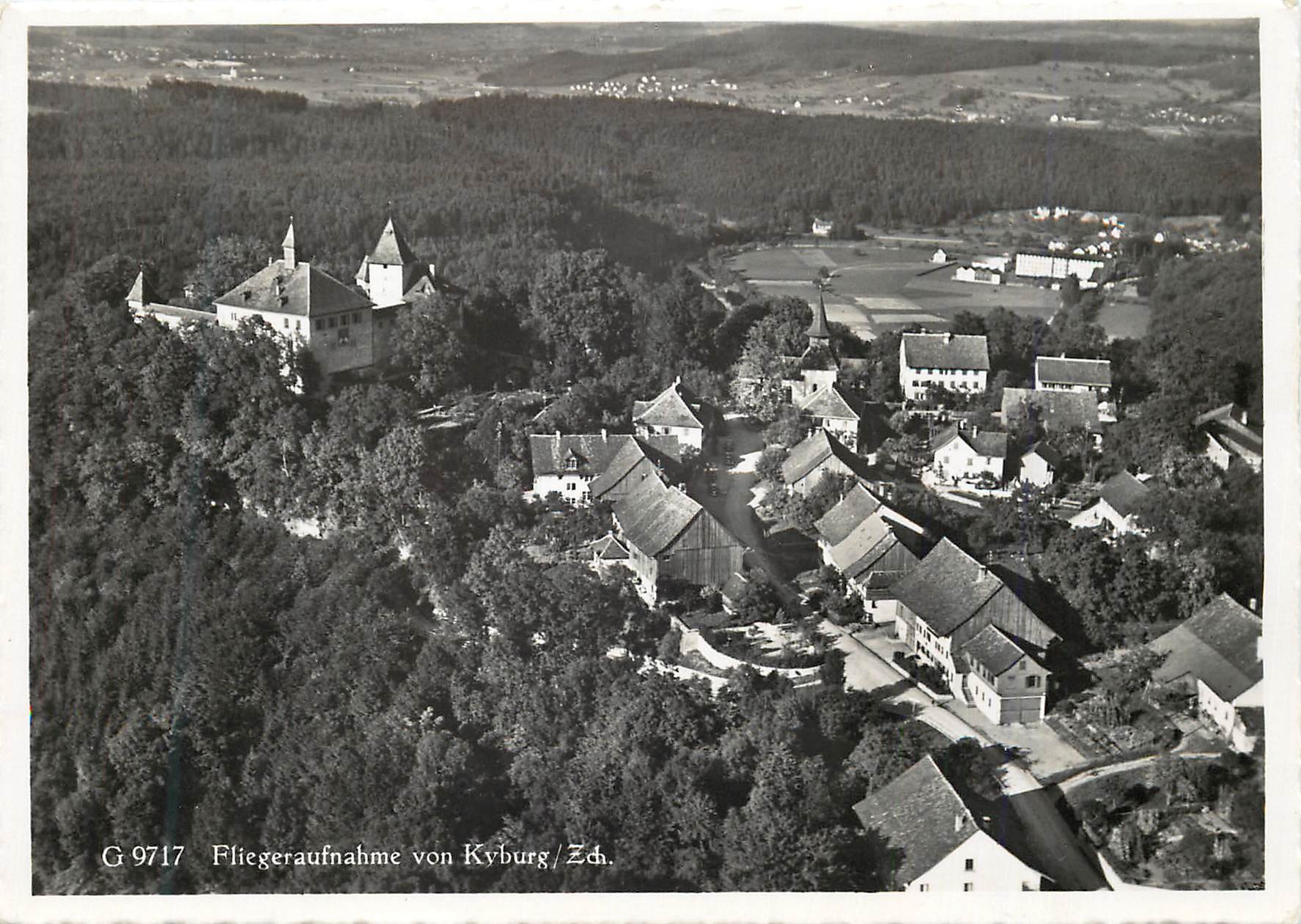 CPM Fliegeraufnahme von kyburg