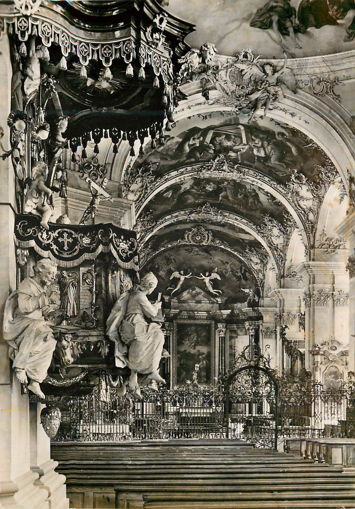 CPM St Gallen Kathedrale innenansicht