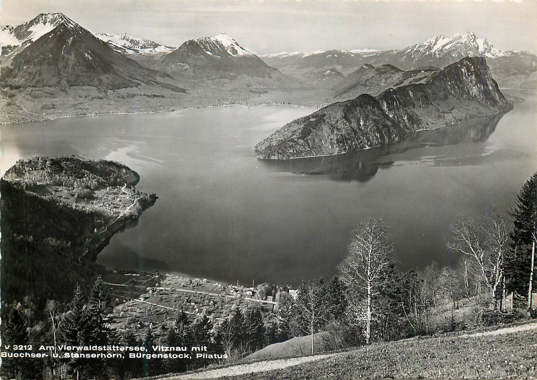CPM Am vierwaldstattersee vitznau mit buochser u stanserhorn burgenstock pilatus