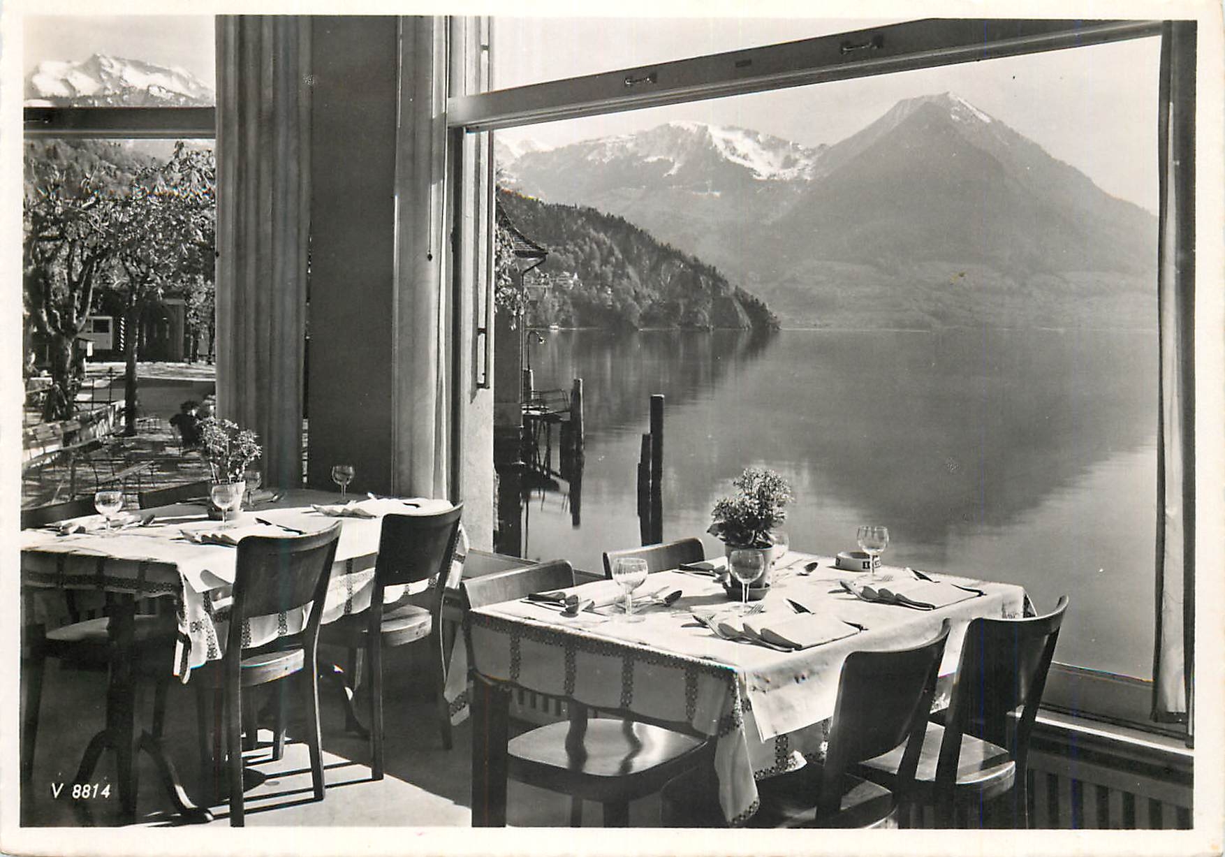 CPM Hotel terminus Vitznau restaurant terrasse