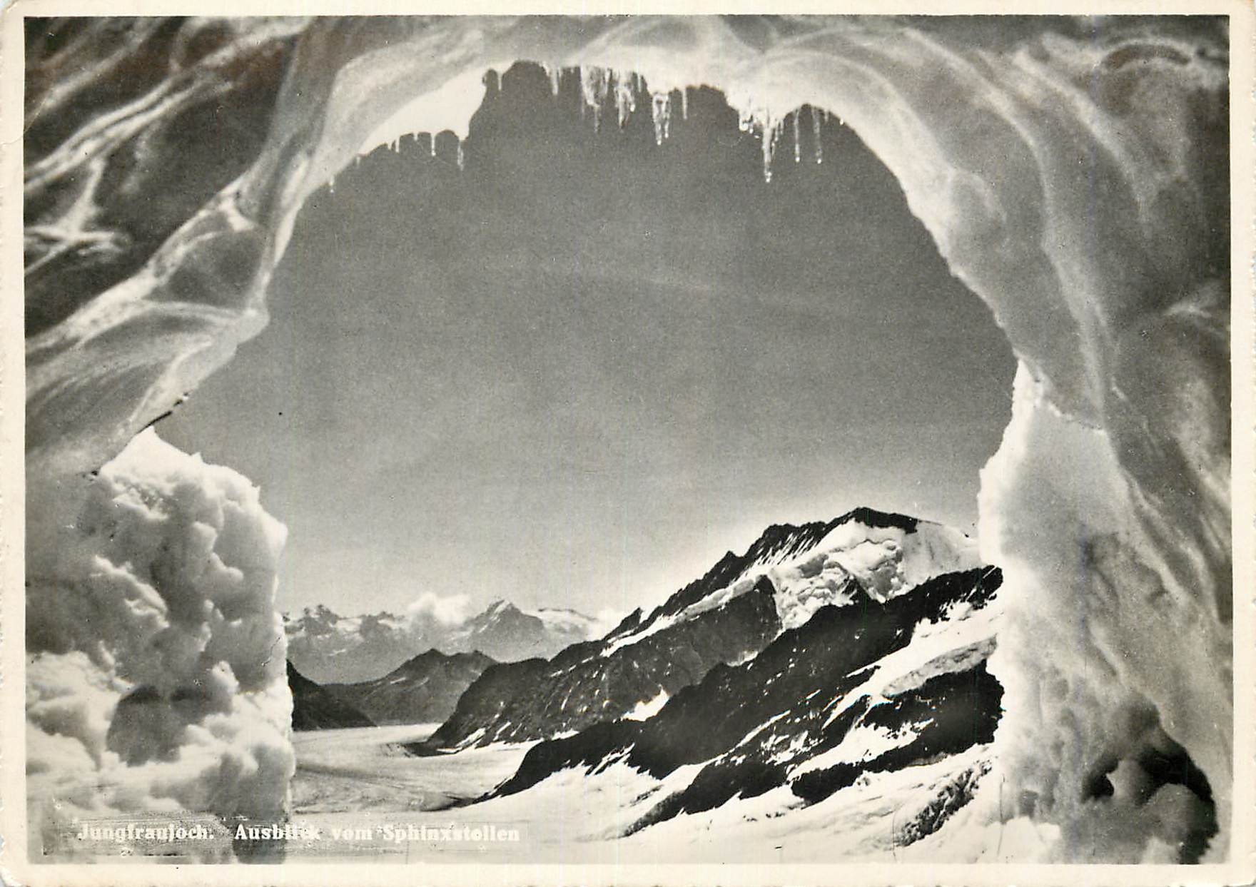 CPM Jungfraujoch Ausblick vom Sphinxstollen