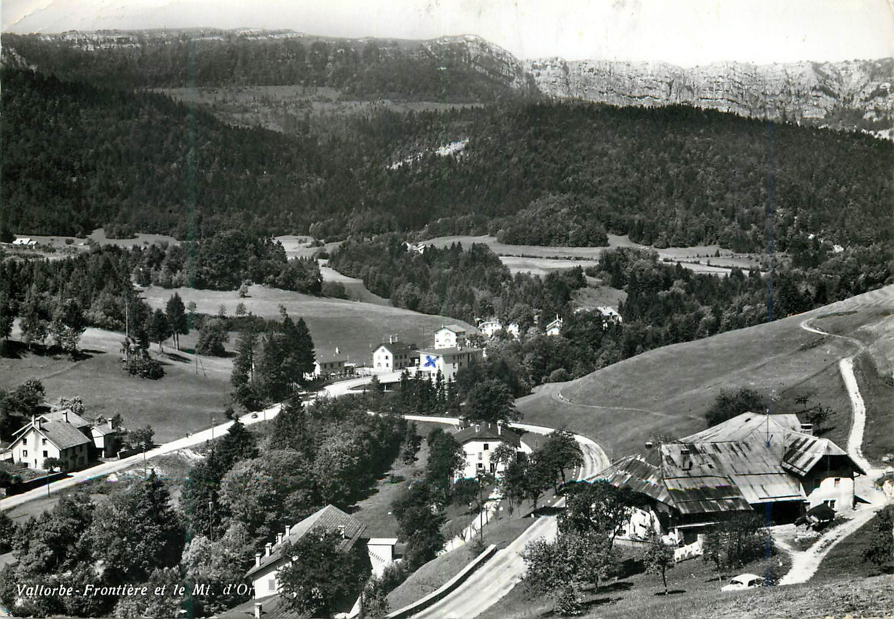CPM Vallorbe-Frontiere et le Mt d'Or