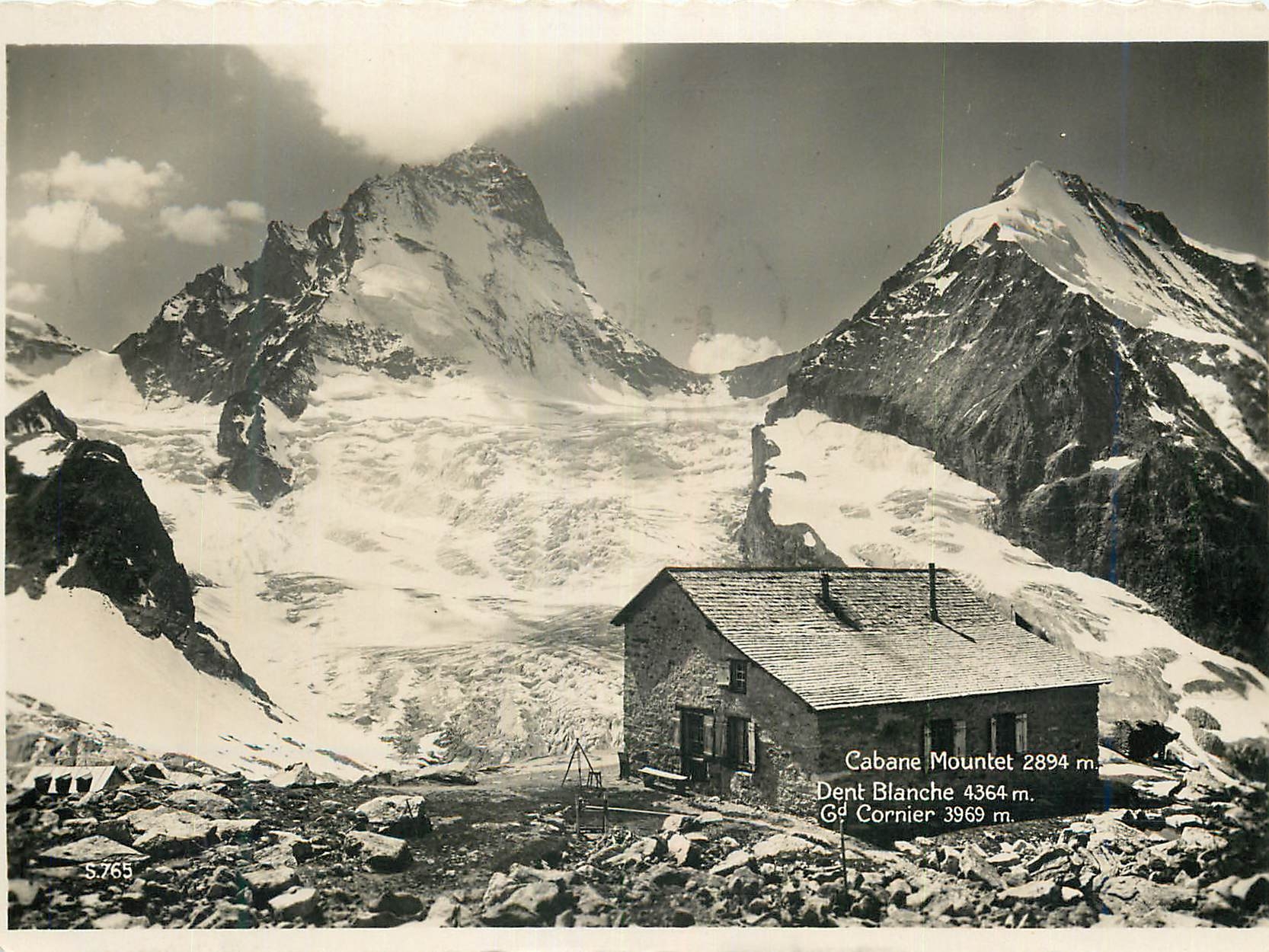 CPM Cabane Mountet Dent Blanche