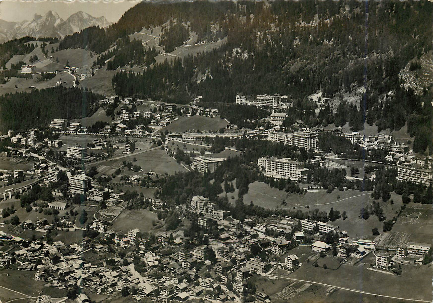 CPM Leysin Vue aerienne