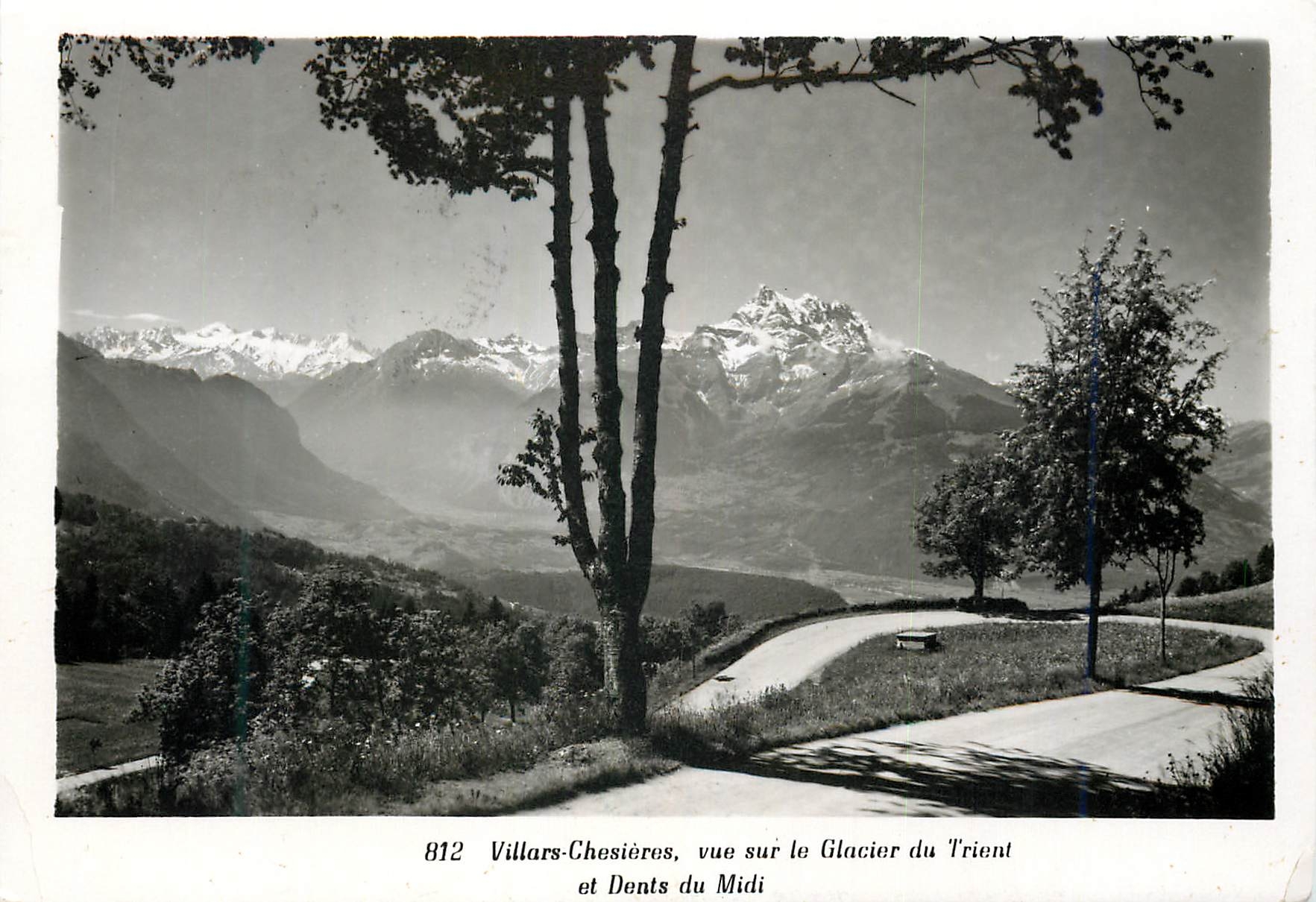 CPM Villars-Chesieres vue sur le Glacier du Trical et Dents du Midi