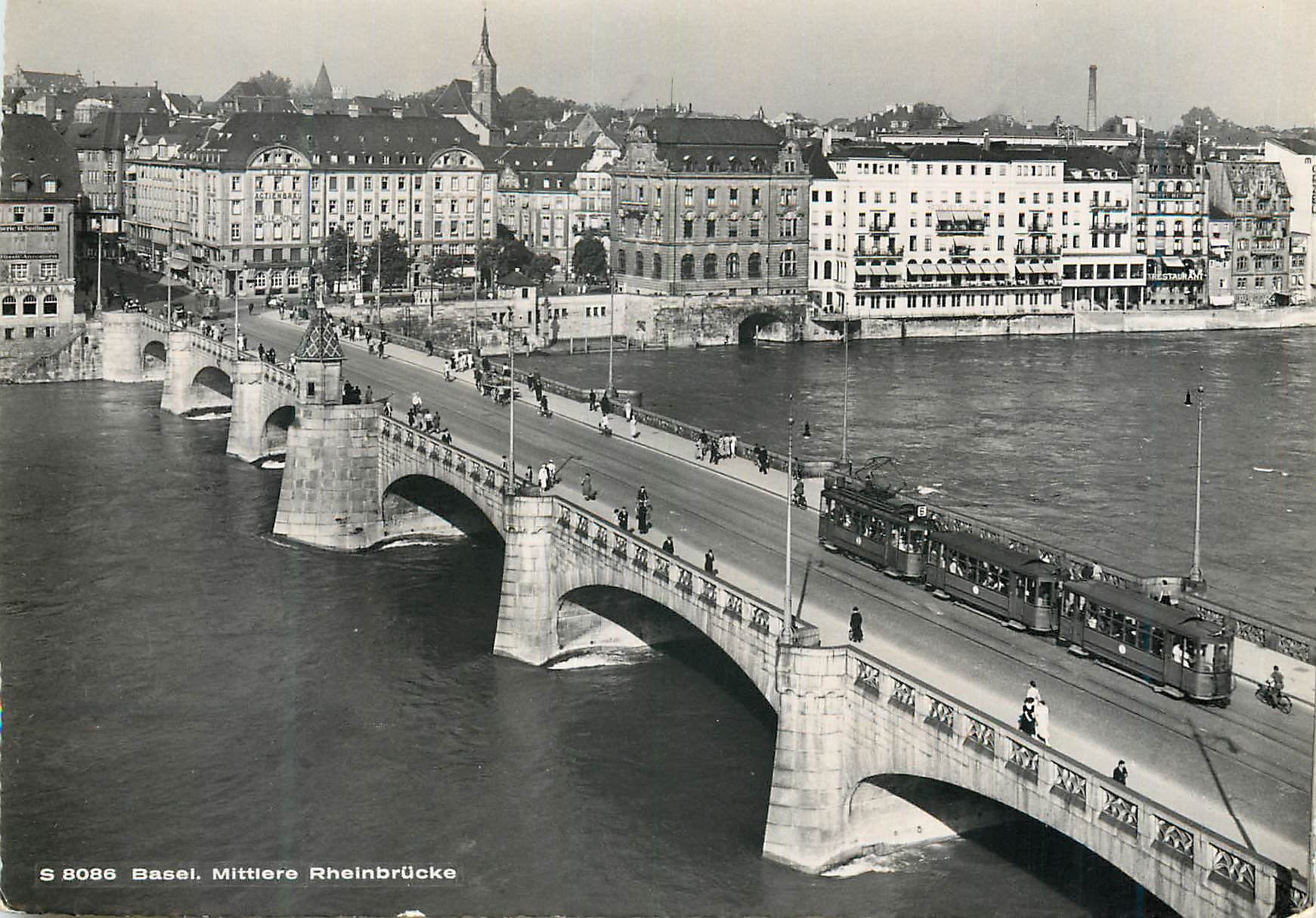 CPM Basel Mittlere Rheinbrucke Tramway