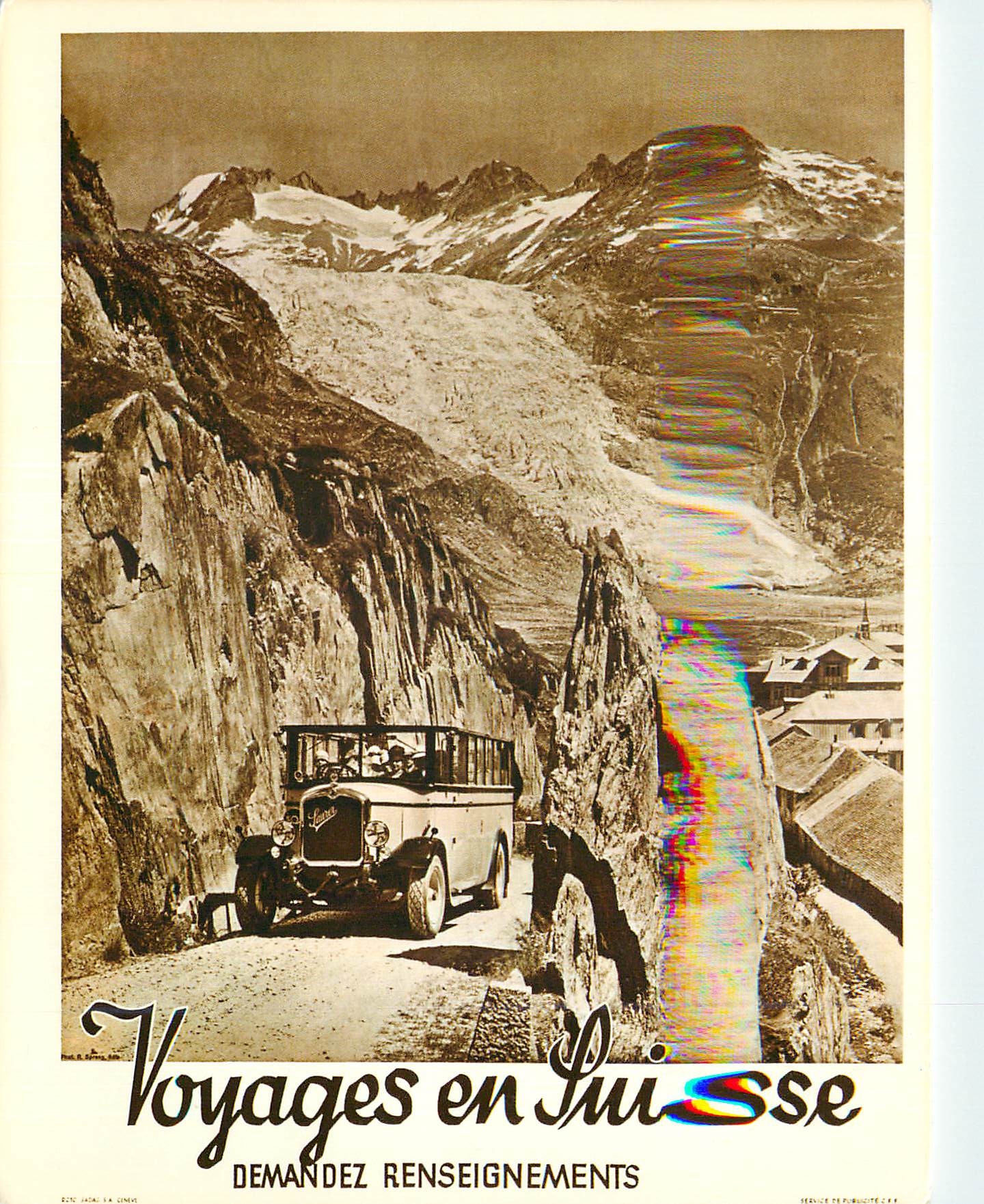 CPM Voyages en Suisse Autobus