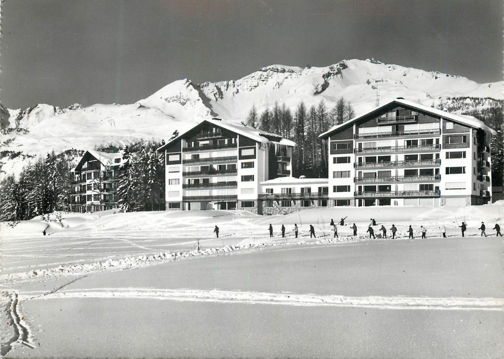 CPM Crans s Sierre Le Grands Espaces et les Grands Pres