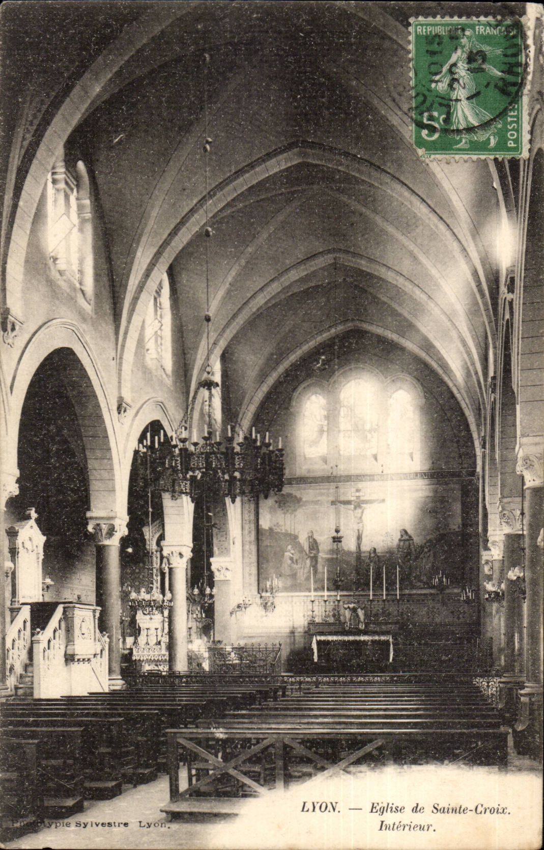 Kirche Lyon-CPA des Sainte Querinnenraums