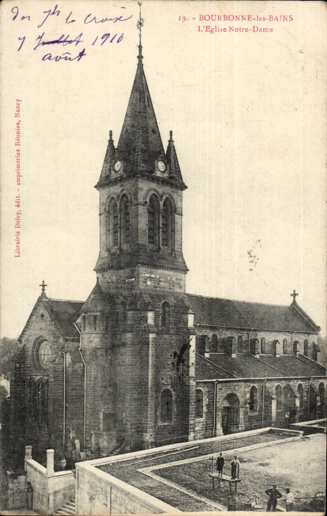 Bourbonne les Bains CPA Eglise Notre DAme