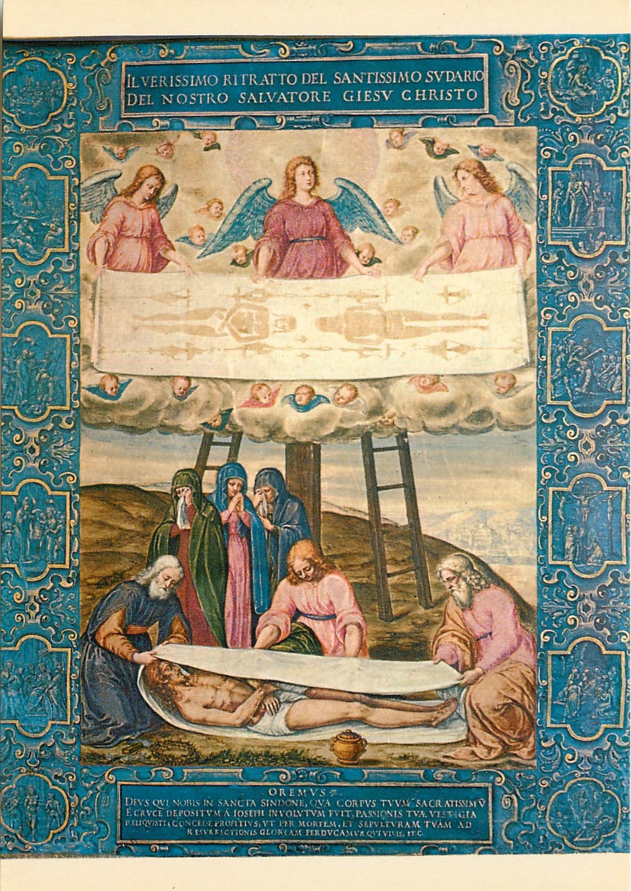 CPM Torino gallerie sabauda della rovere le saint suoire (deja attribue a g clovio)