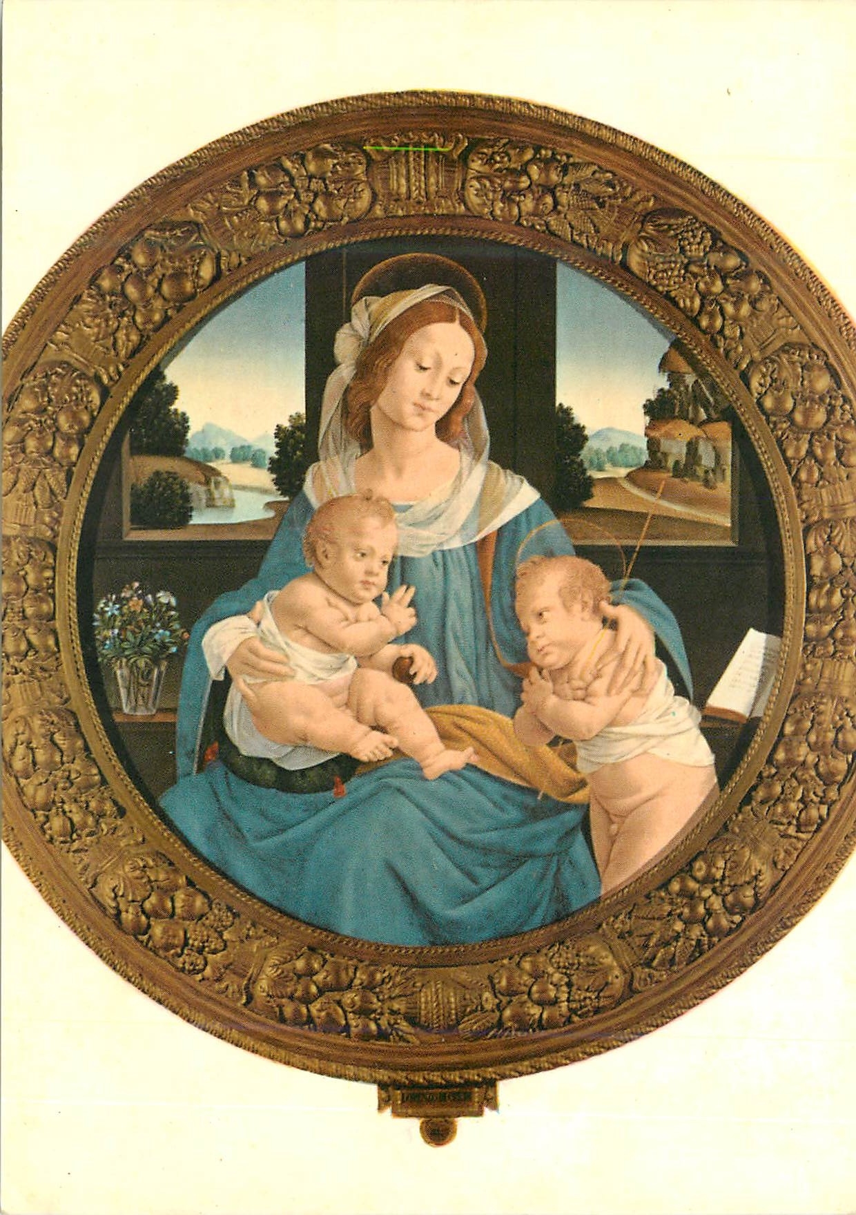 CPM Roma galleria borghese madone avec l'enfant et le petit st jean