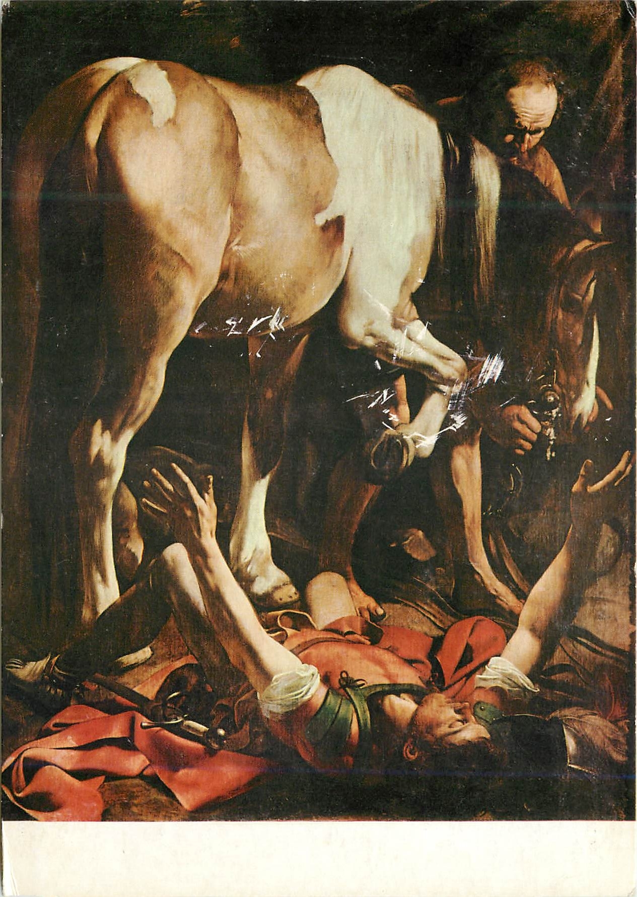 CPM Roma la caravage (1573 1610) conversion de st pail (eglise de st maria del popolo)