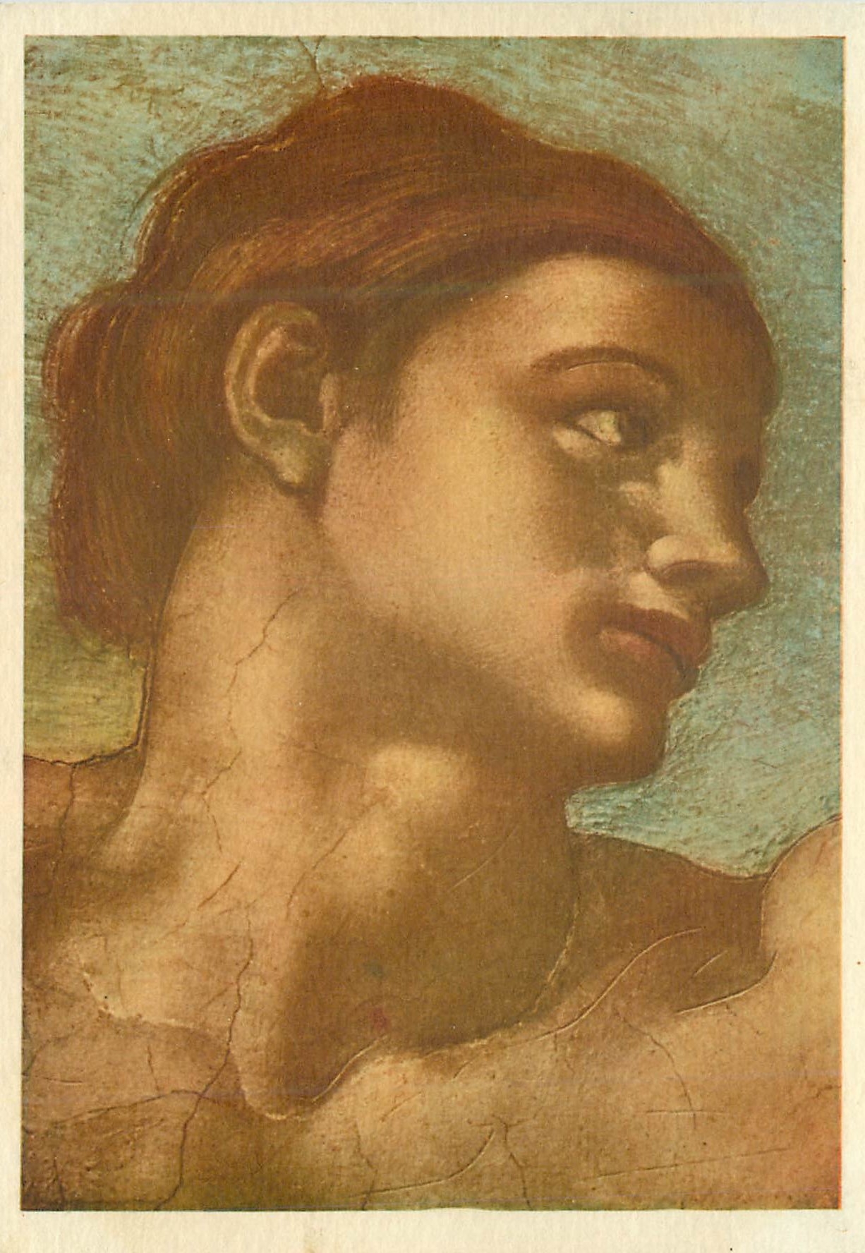 CPM Roma Testa di adamo (particolare della creazione dell uomo) michelangelo cappella sistina