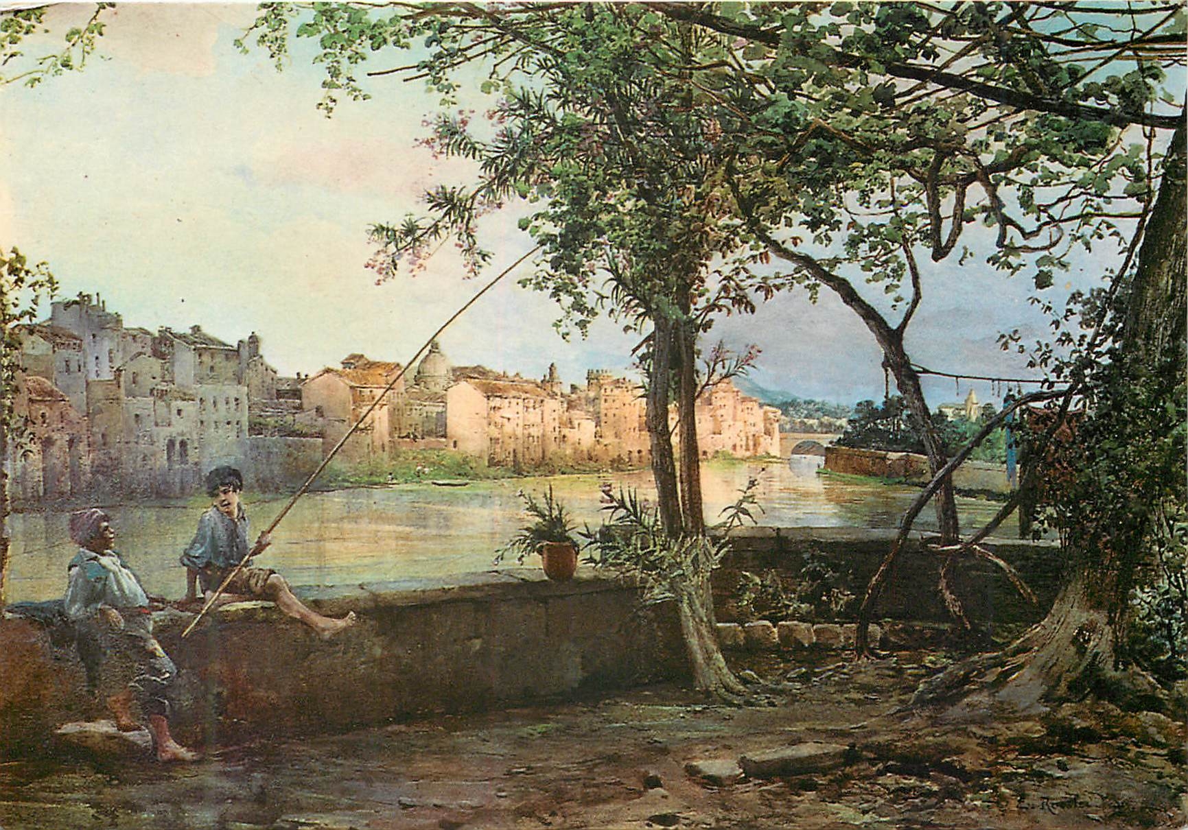 CPM Roma sparita di e roester franz terrazza dei giardini della earnesina museo di roma