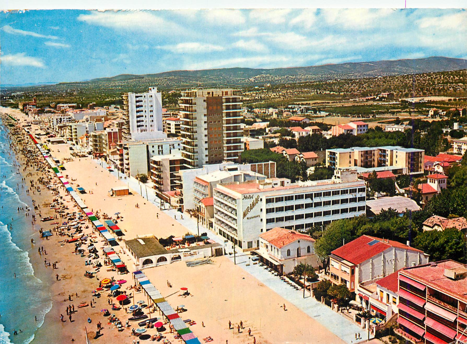 CPM Calafell Tarragona Vue aerienne