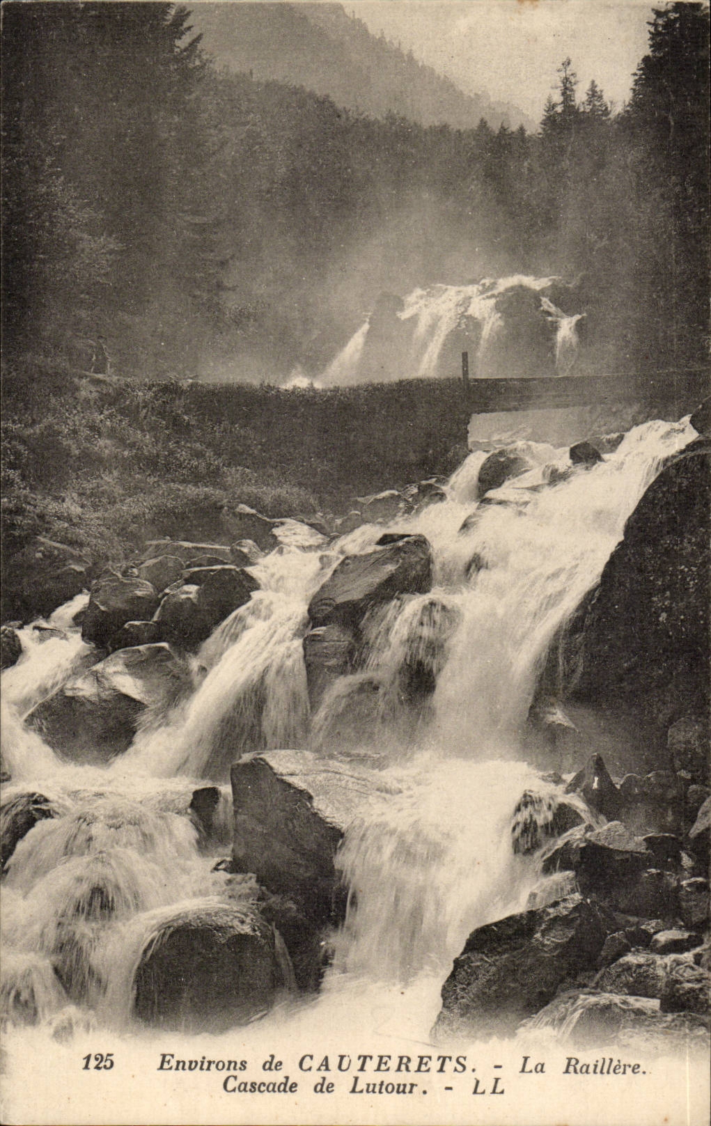 Umlagerungen CAuterets CPA Ralliere der Kaskade von Lutour