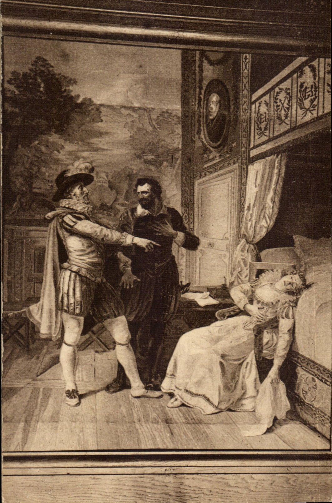 Pau CPA Tapestry of the castle Fainding of Gabrielle d' Estree